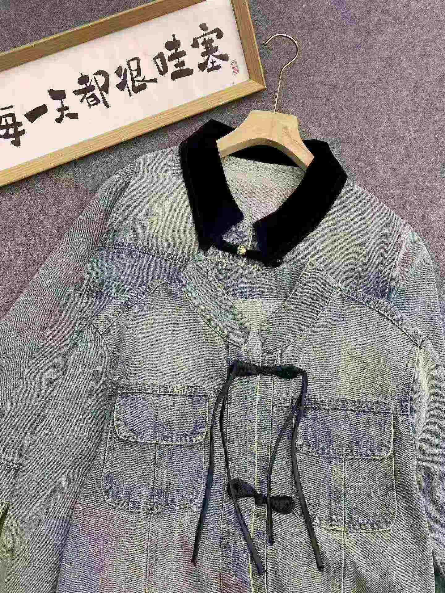 高品质中国风牛仔夹克 519件 - Image 3