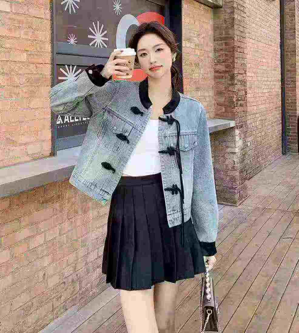 高品质中国风牛仔夹克 519件 - Image 5