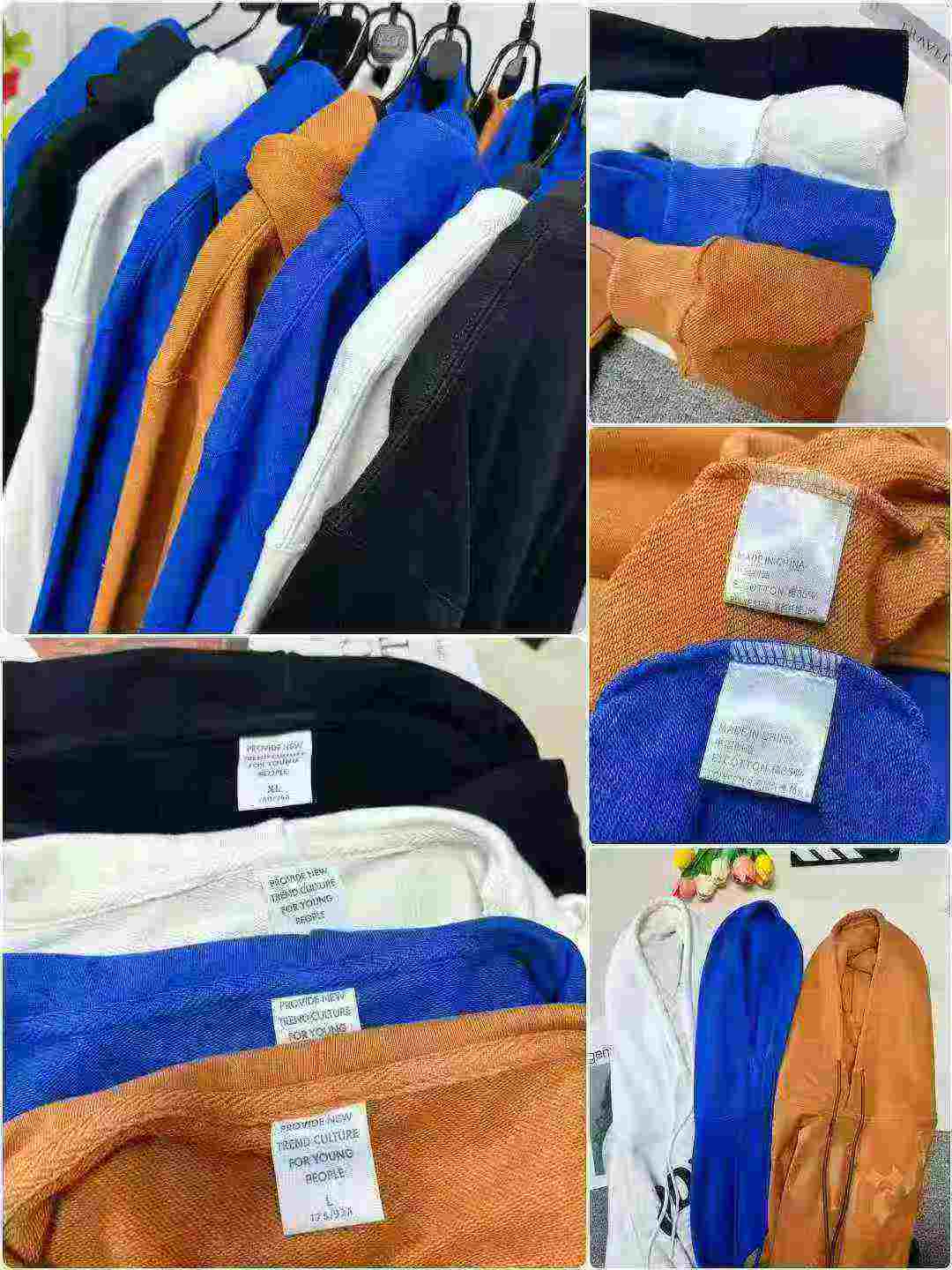 About 310 Pieces High Quality Heavy Weight Printed Cotton Unisex Sweatshirts - Image 8