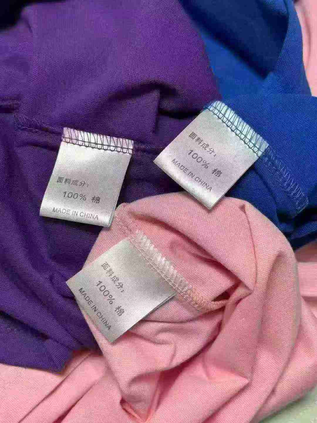 T-shirt Uniseks Lengan Pendek Polos Kapas Tulen Berkualiti Tinggi, Kira-kira 320 Helai - Image 5