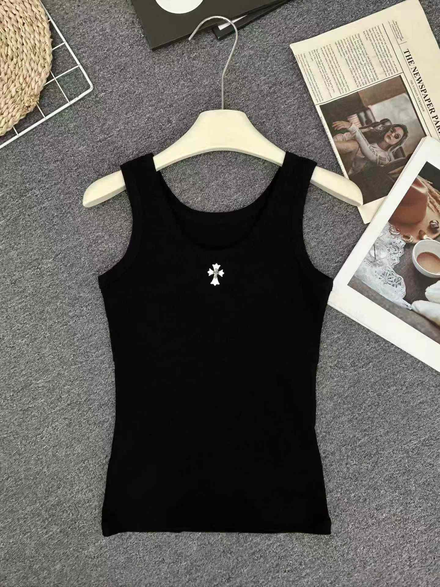 Nuevo top camiseta de tirantes sin espalda para mujer de estilo americano de verano, 380 piezas - Image 5