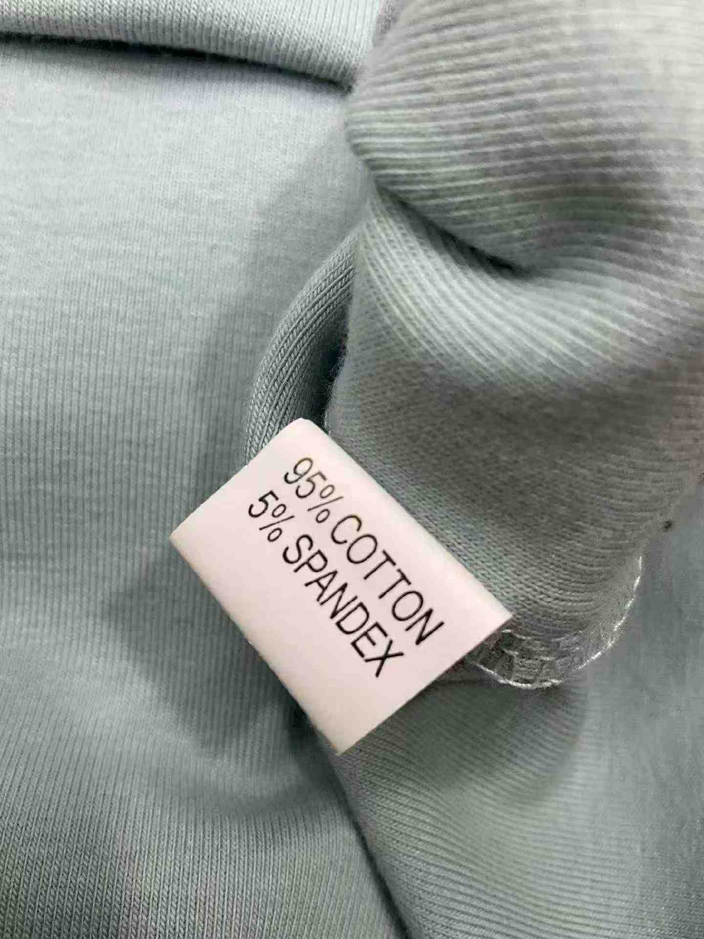 Autumn Winter Plain Loose 95 Cotton Spandex Long Sleeve Base Top, S-2XL, About 400 Pieces - Image 9