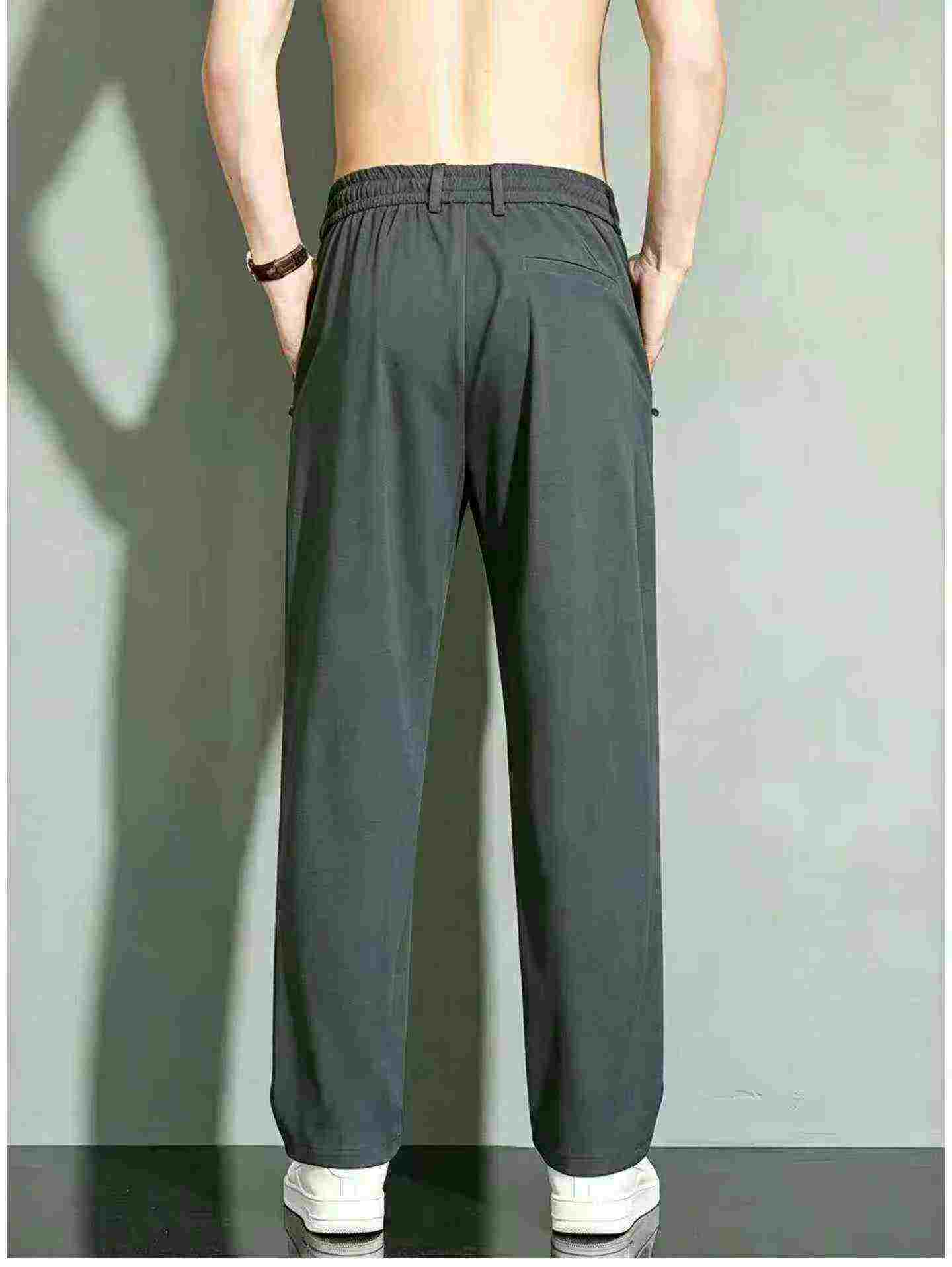 Men's Summer Thin Straight Casual Sports Long Pants 553 Pieces Individual Packaging - Image 5