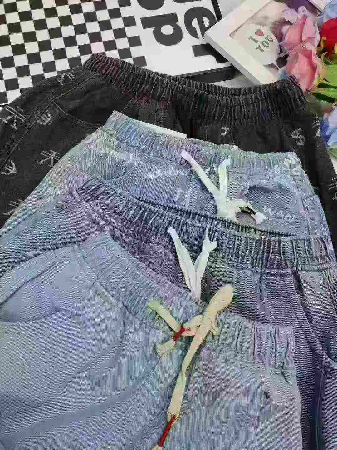 Seluar Jeans Denim Pinggang Elastik Lelaki 6300 Keping Jualan Borong Pembersihan Stok - Image 2