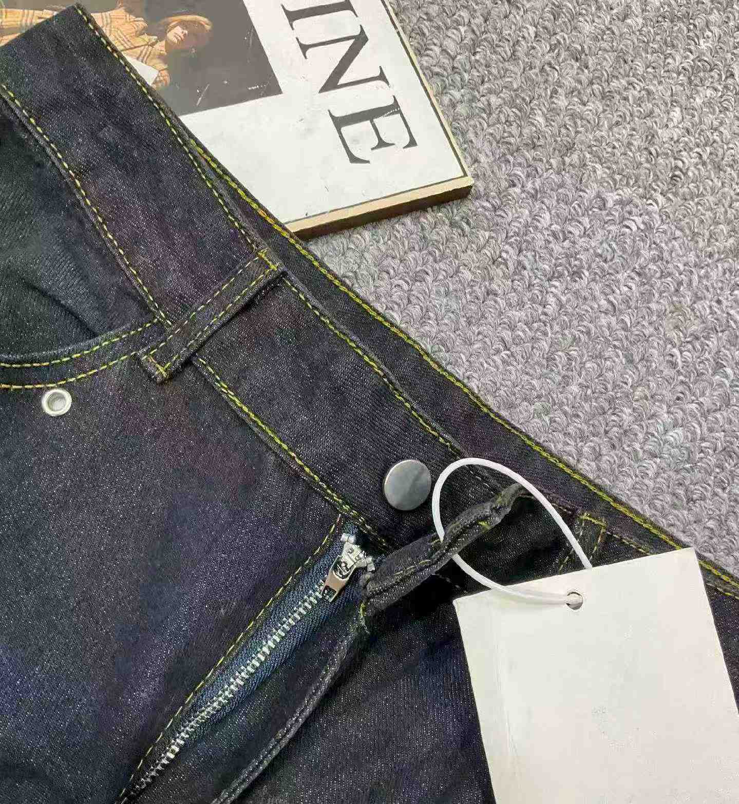 Spring Summer New Retro Washed Cotton Flared Jeans For Plus Size Women, 300 Pieces - Image 9