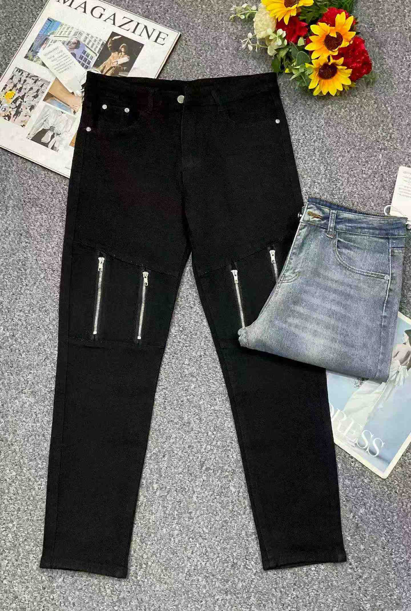 Yeni İlkbahar Yaz Sezonu Erkek Yüksek Esnek Orijinal Marka Denim Dad Kot Pantolon, Beden 28-34, Yaklaşık 600 Adet - Image 2