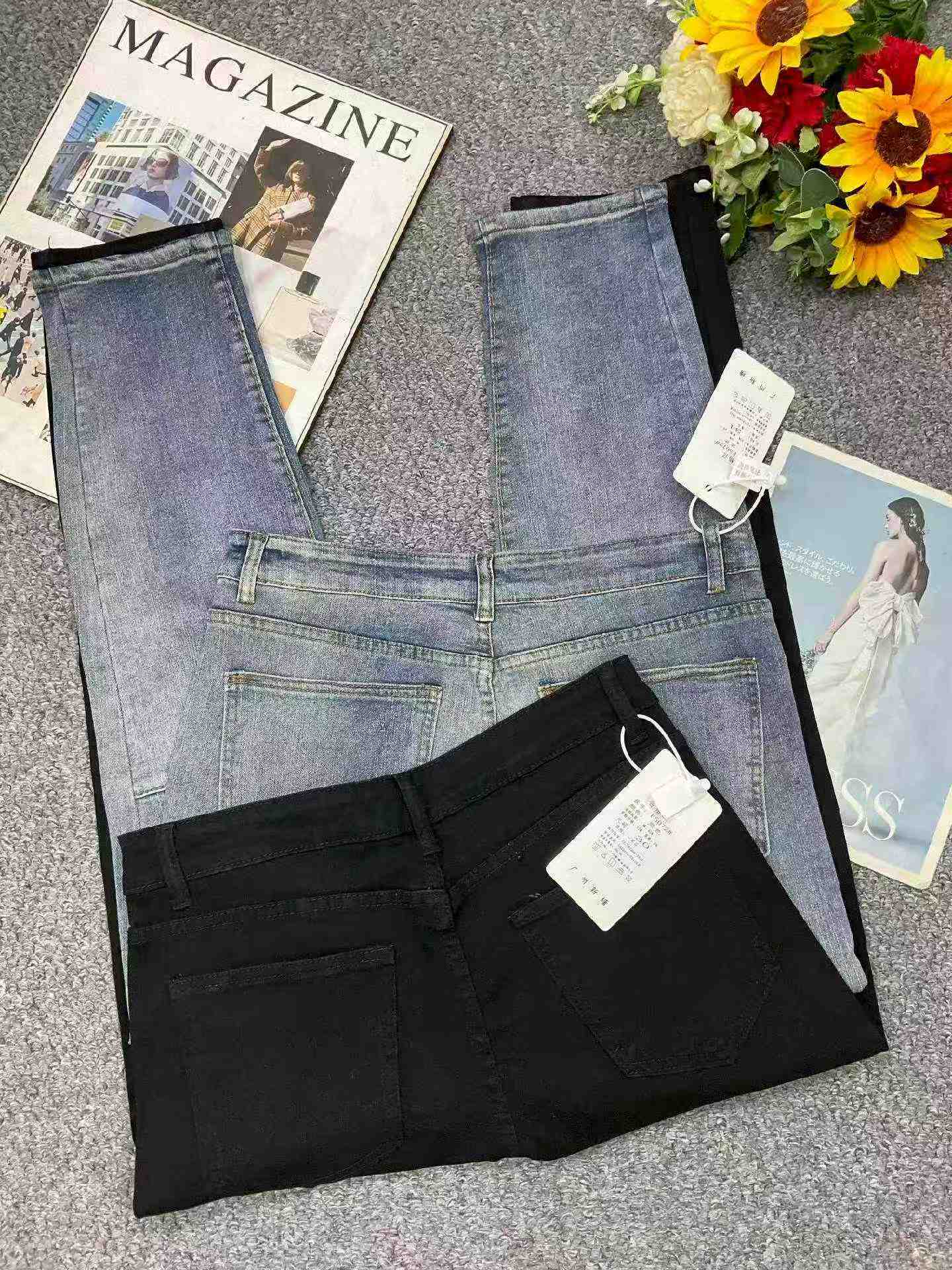 Yeni İlkbahar Yaz Sezonu Erkek Yüksek Esnek Orijinal Marka Denim Dad Kot Pantolon, Beden 28-34, Yaklaşık 600 Adet - Image 4