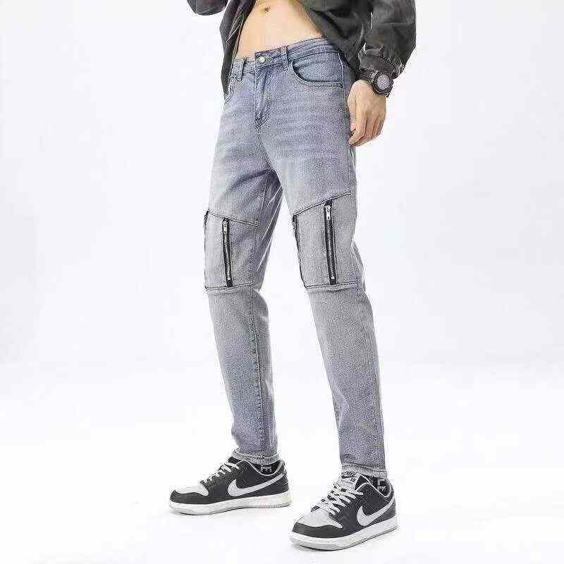 Yeni İlkbahar Yaz Sezonu Erkek Yüksek Esnek Orijinal Marka Denim Dad Kot Pantolon, Beden 28-34, Yaklaşık 600 Adet - Image 5