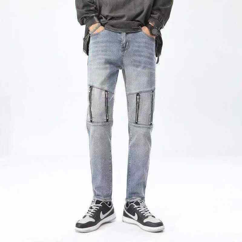 Yeni İlkbahar Yaz Sezonu Erkek Yüksek Esnek Orijinal Marka Denim Dad Kot Pantolon, Beden 28-34, Yaklaşık 600 Adet - Image 7