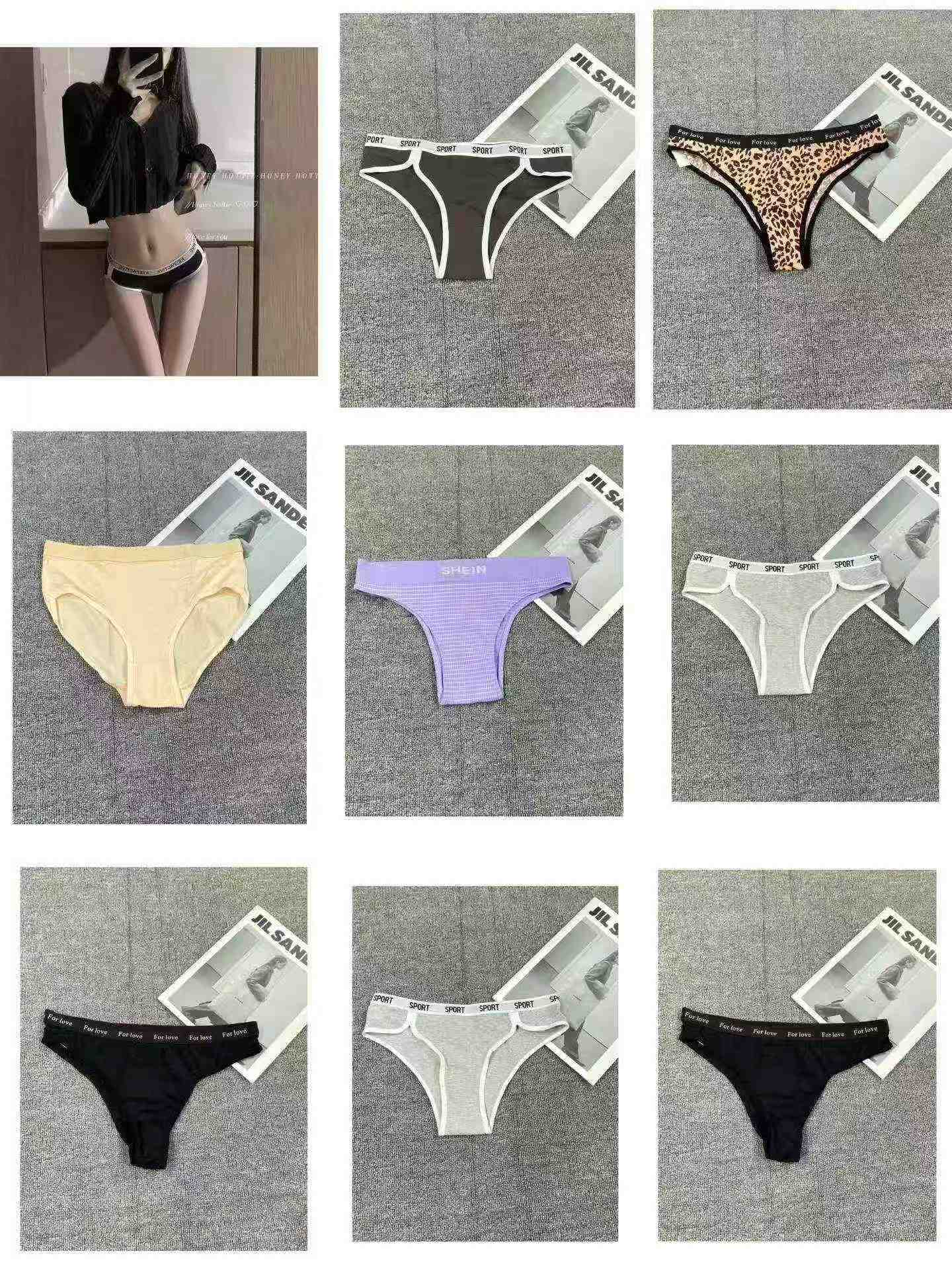 Lebih 1575 Keping Seluar Dalam Wanita Eksport Asal, Renda & Tanpa Jahitan, Saiz S-3XL, 10 Keping Setiap Bungkusan - Image 2