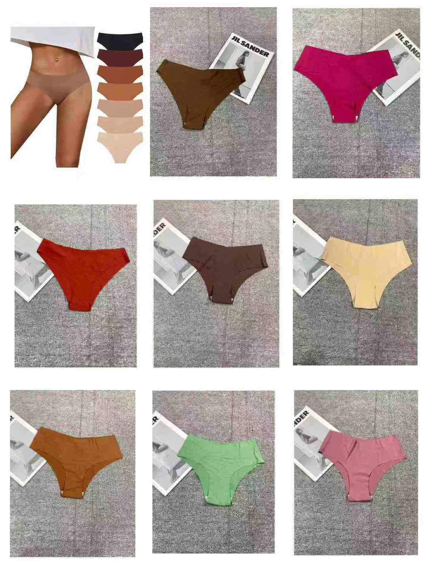 Lebih 1575 Keping Seluar Dalam Wanita Eksport Asal, Renda & Tanpa Jahitan, Saiz S-3XL, 10 Keping Setiap Bungkusan - Image 5