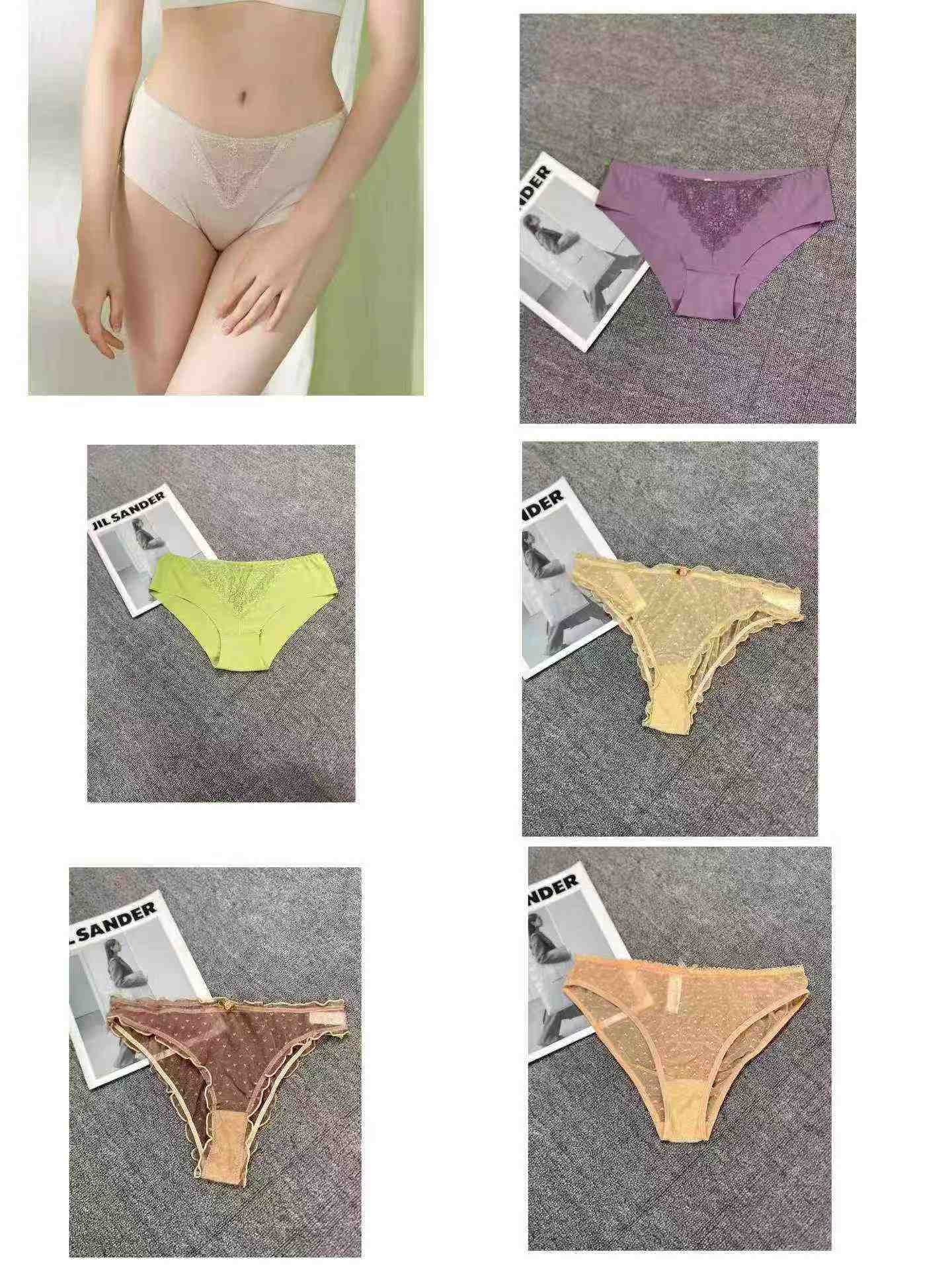 Lebih 1575 Keping Seluar Dalam Wanita Eksport Asal, Renda & Tanpa Jahitan, Saiz S-3XL, 10 Keping Setiap Bungkusan - Image 8