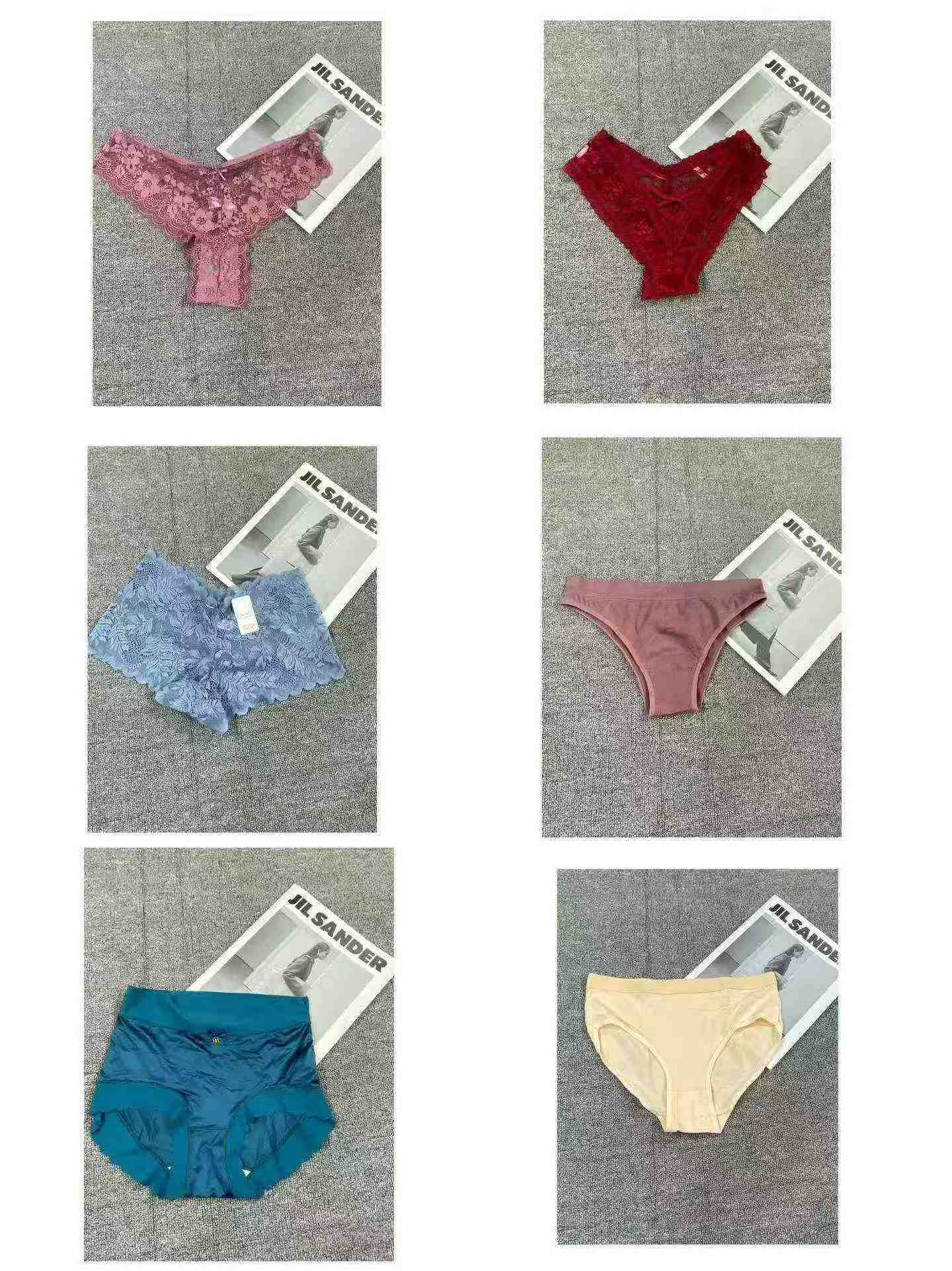 Lebih 1575 Keping Seluar Dalam Wanita Eksport Asal, Renda & Tanpa Jahitan, Saiz S-3XL, 10 Keping Setiap Bungkusan - Image 9