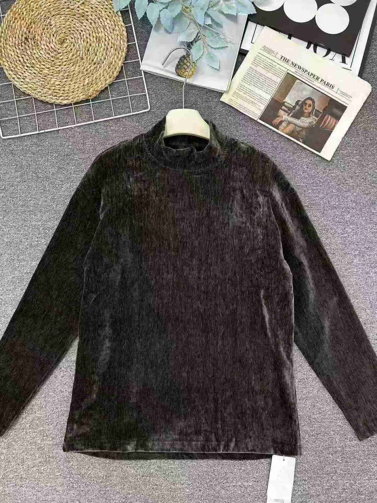Męski gruby sweter z polaru szenilowego z półgolfem, łącznie 3069 sztuk - Image 5