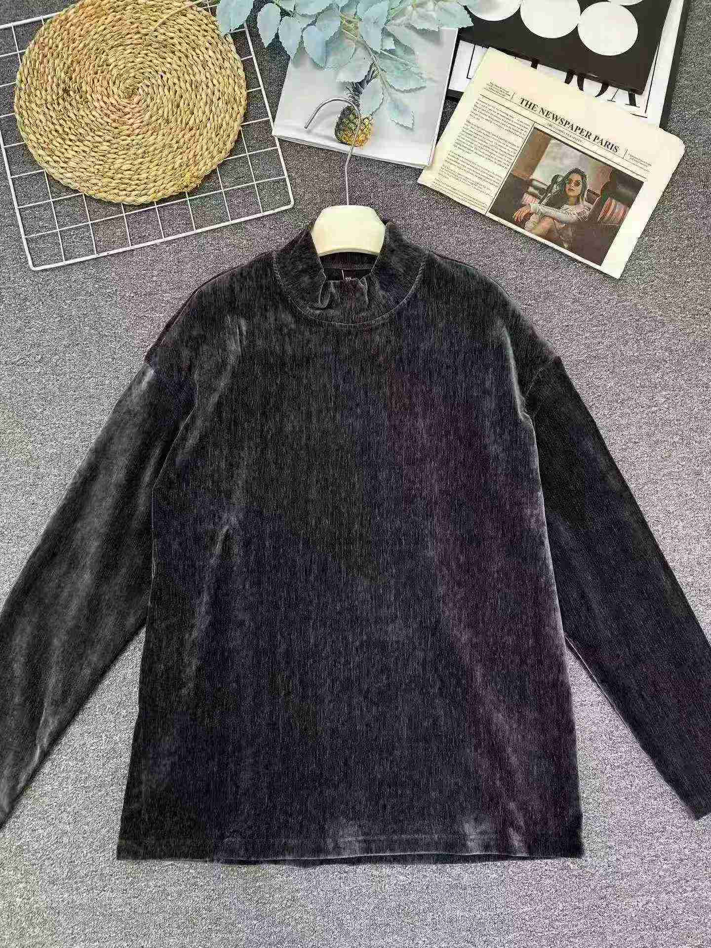 Męski gruby sweter z polaru szenilowego z półgolfem, łącznie 3069 sztuk - Image 6