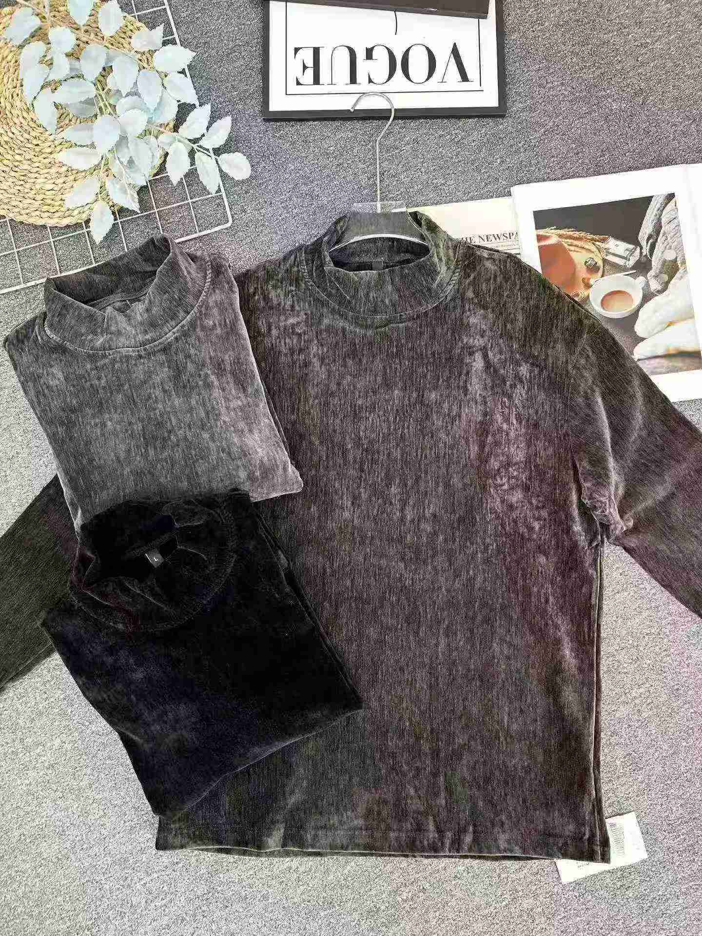 Męski gruby sweter z polaru szenilowego z półgolfem, łącznie 3069 sztuk - Image 8