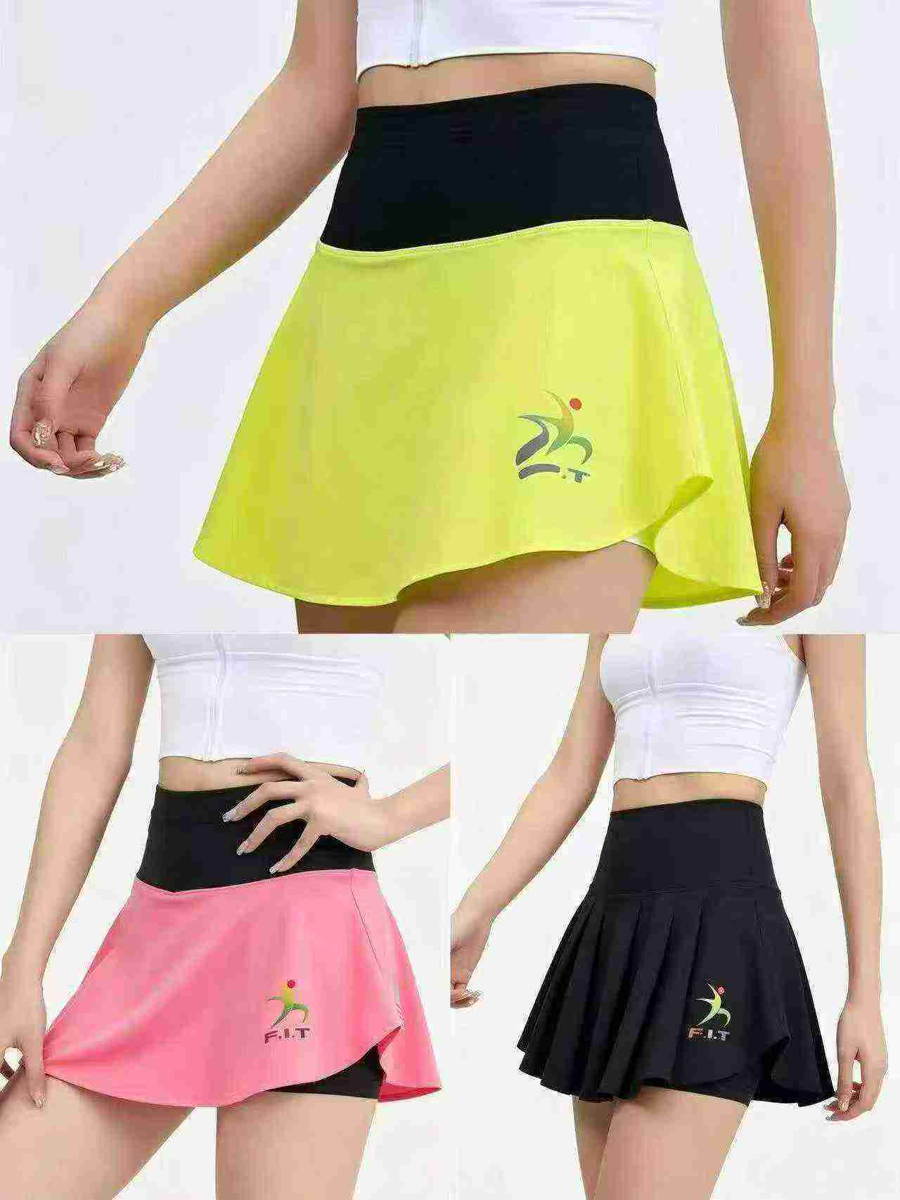 1354 Pcs Sports Mini Skirts With Safety Pants & Pockets, XS-S-M, Individual Packaging - Image 2