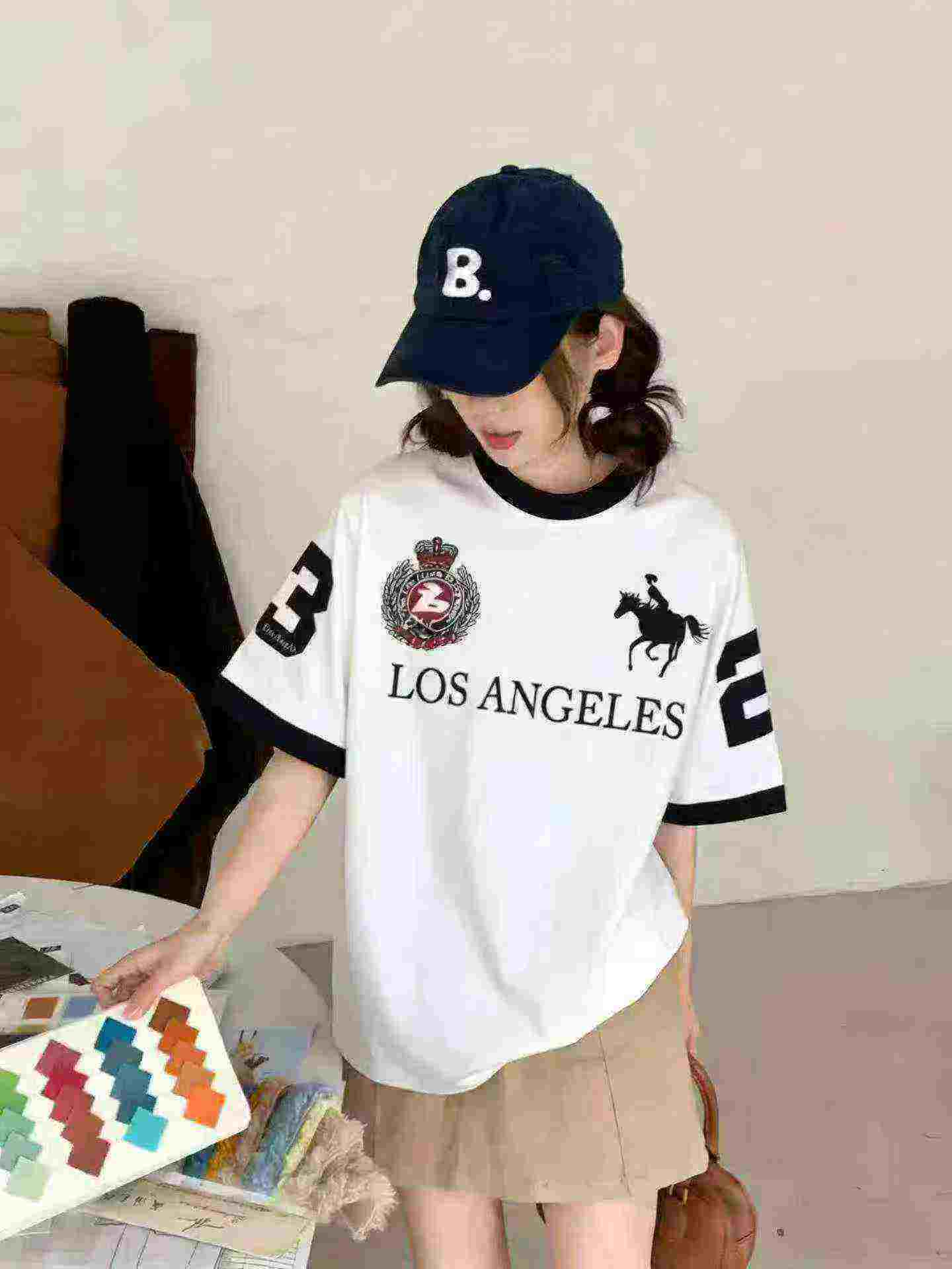 Women's Digital Print Crew Neck Casual Short Sleeve T-Shirts Total 1256 Pieces - Image 5