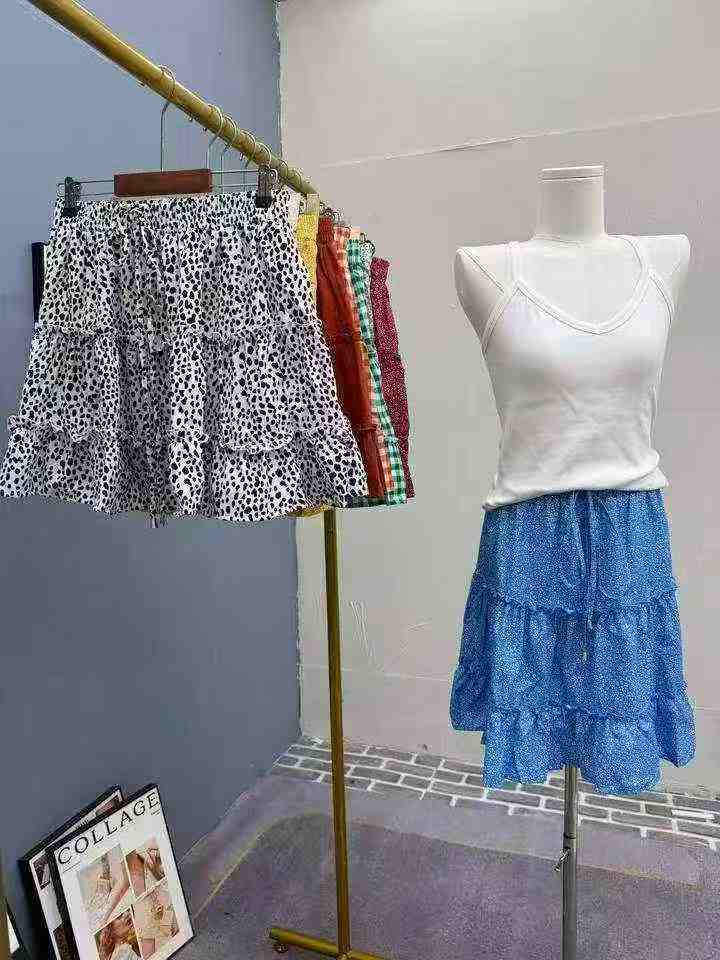 Women's Vintage High Waist Plaid Pleated Mini Skirt 1173 Pieces - Image 3