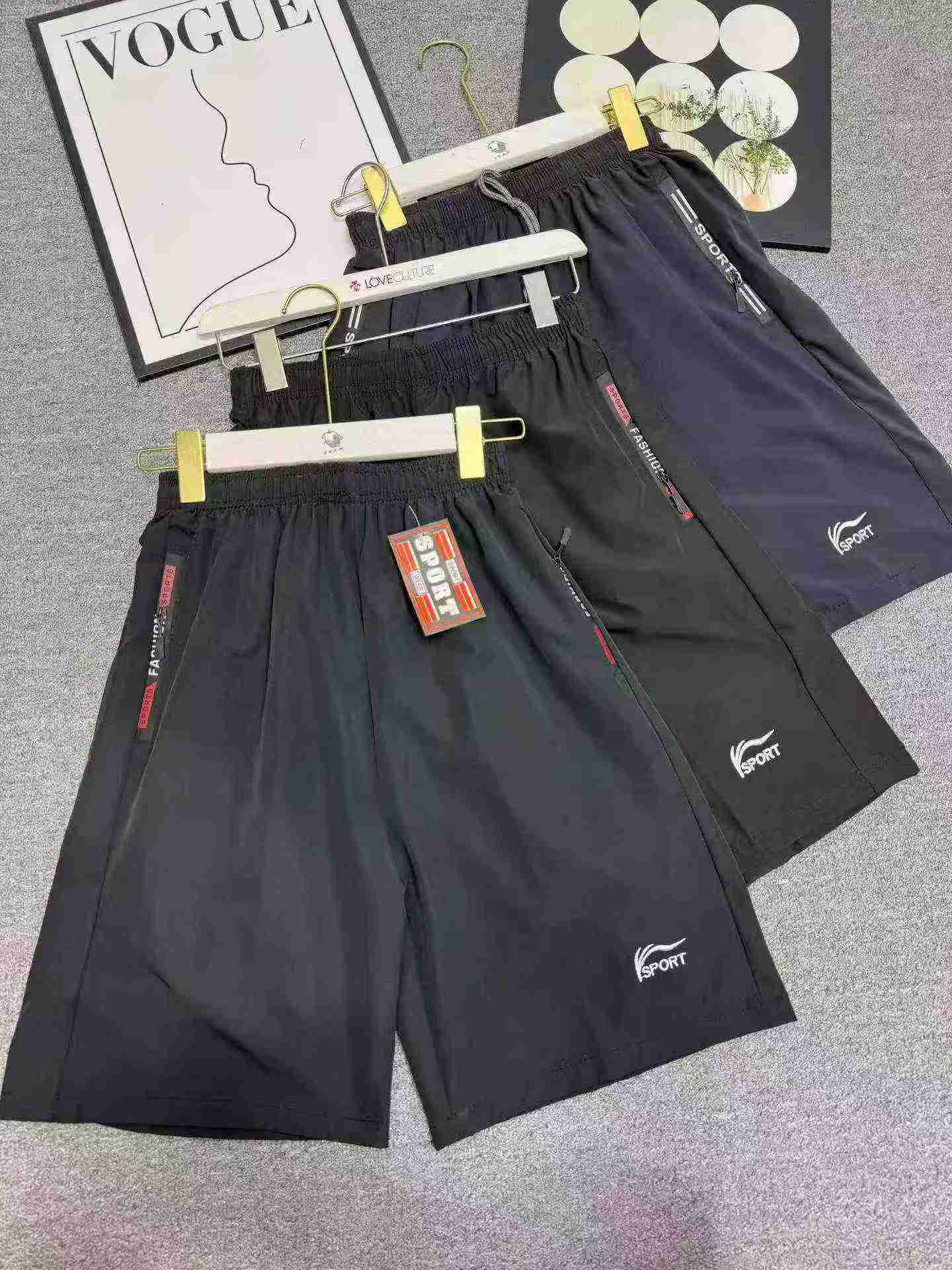 6740 Pieces Men's Summer Ice Silk Quick Dry Five-point Shorts - Image 2