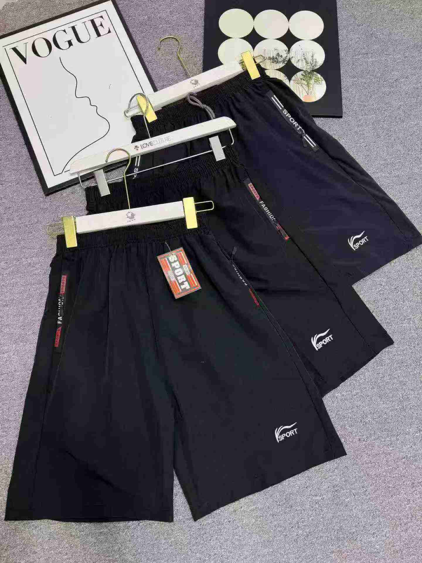 6740 Pieces Men's Summer Ice Silk Quick Dry Five-point Shorts - Image 3