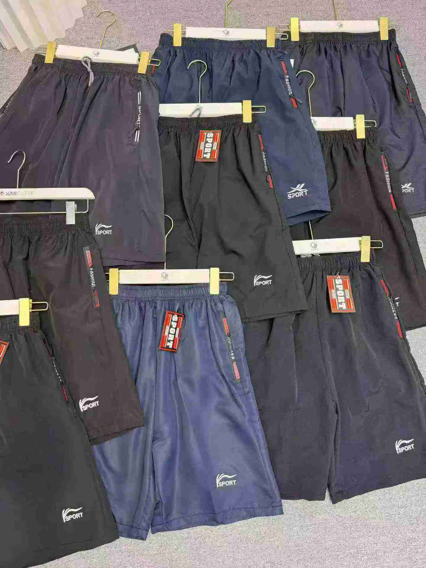 6740 Pieces Men's Summer Ice Silk Quick Dry Five-point Shorts - Image 5
