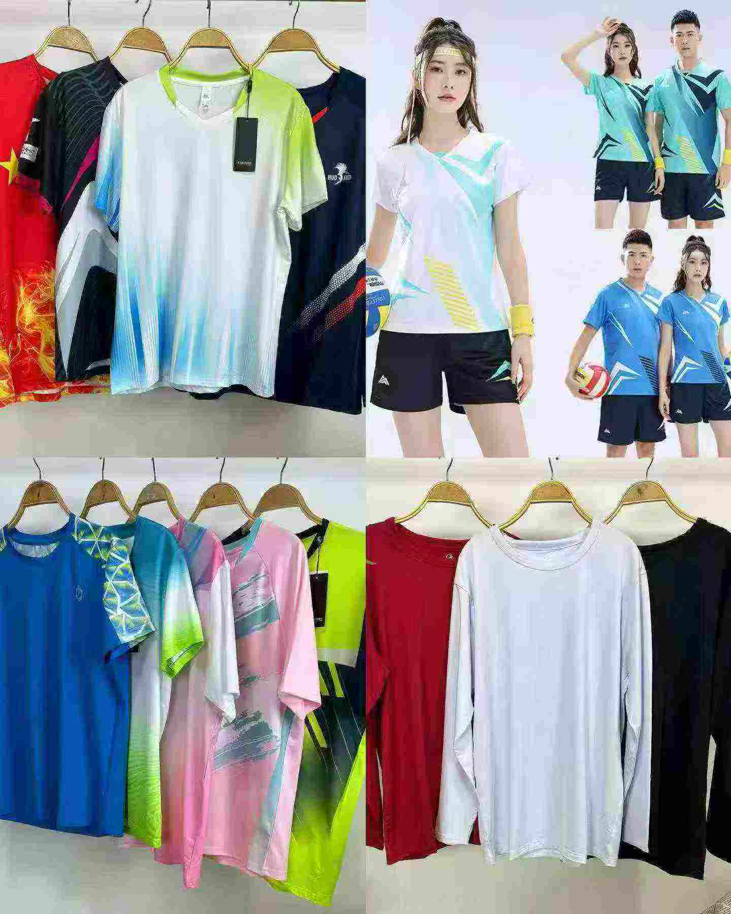 Wholesale 7500 Pcs Cotton Quick Dry Sports Short Sleeve T-Shirts - Image 6