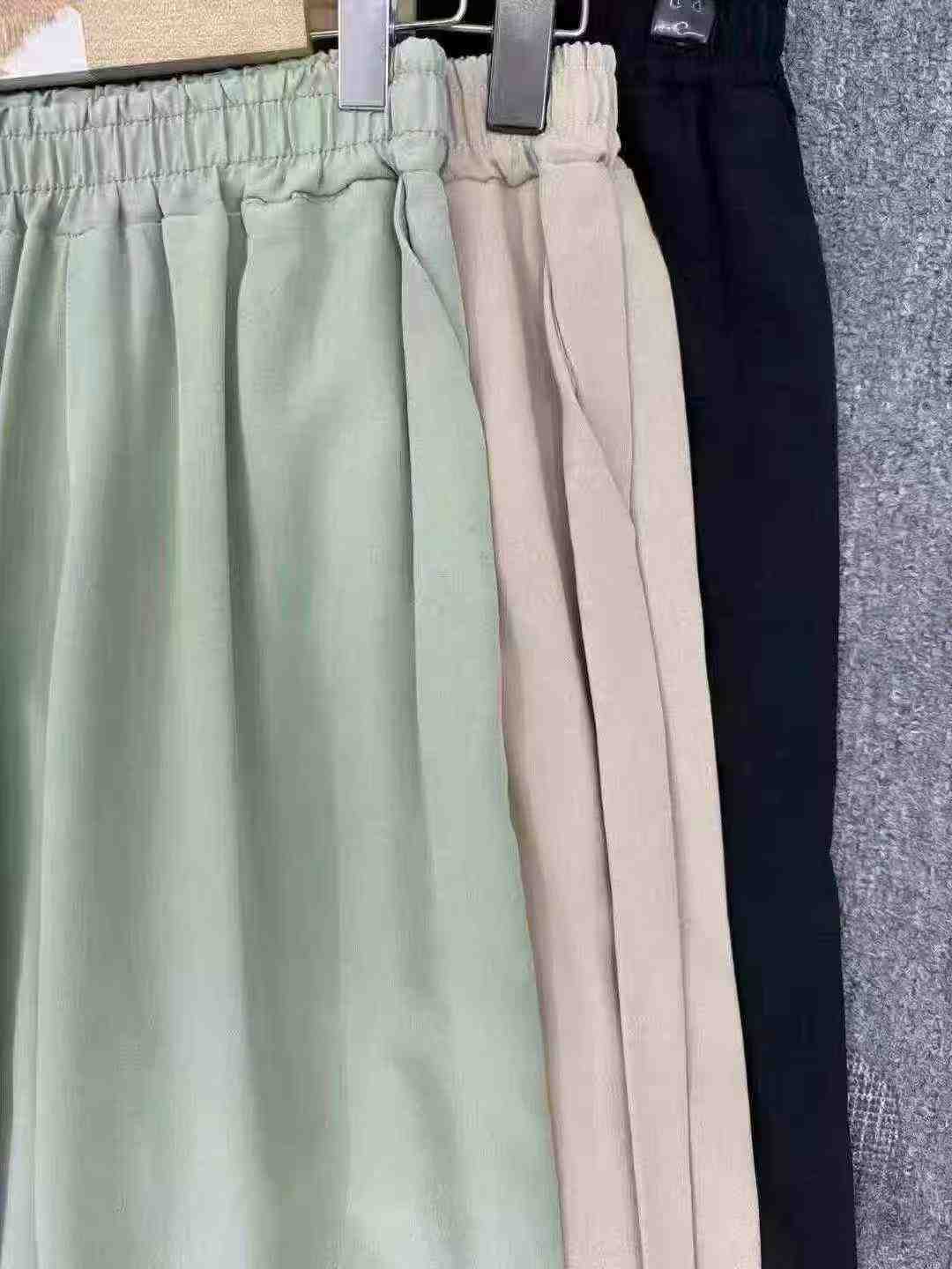 Seluar Kasual Pinggang Tinggi Wanita Musim Panas, 1099 Helai Penghapusan Stok - Image 5