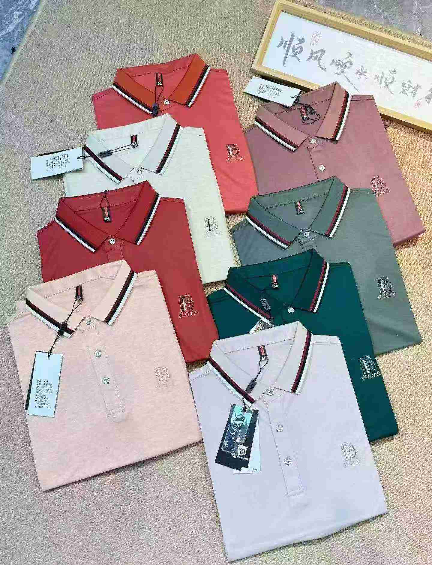 Aproximadamente 2700 piezas de camisetas polo para hombre de fibra reciclada de nailon, tallas S-2XL - Image 2