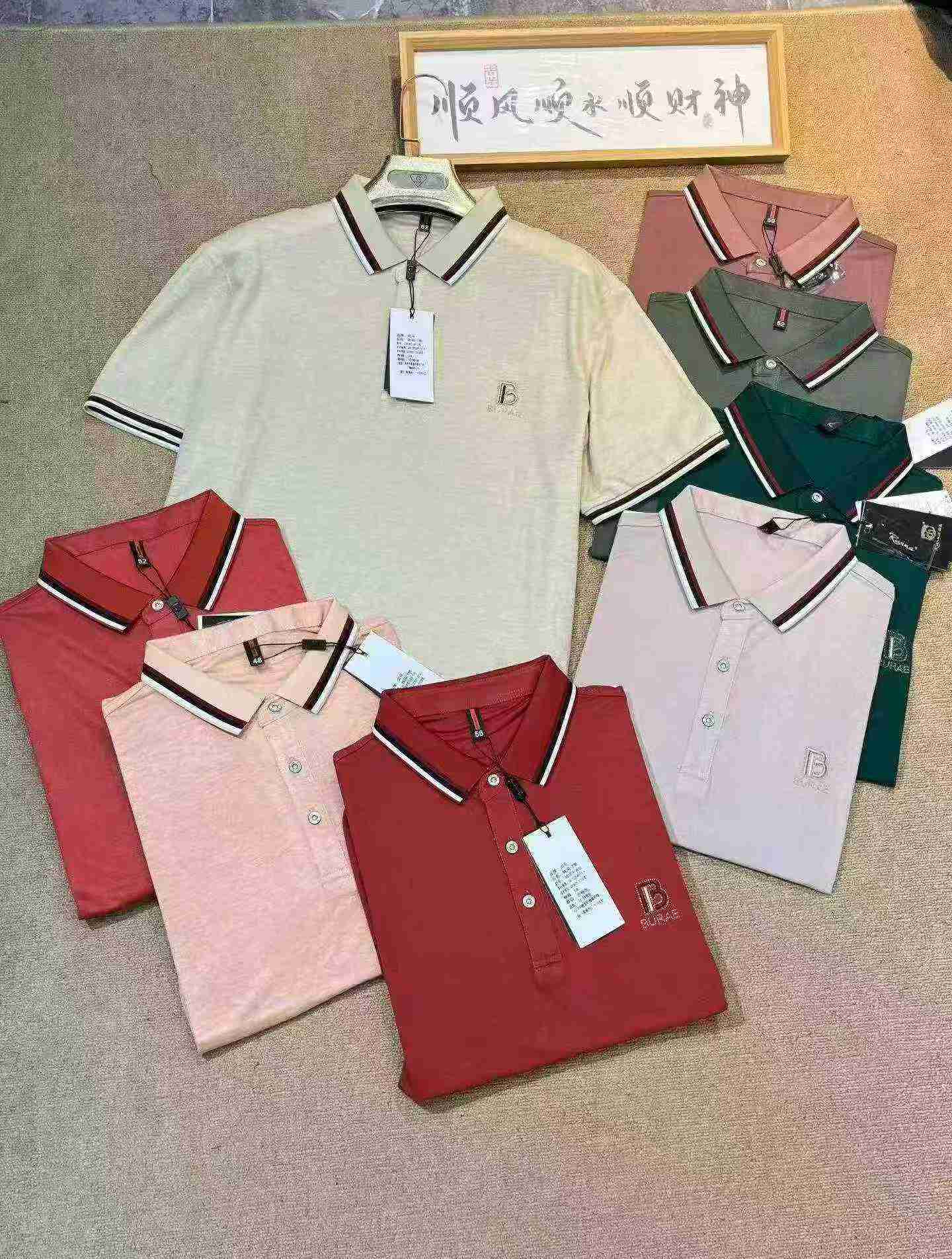 Aproximadamente 2700 piezas de camisetas polo para hombre de fibra reciclada de nailon, tallas S-2XL - Image 4
