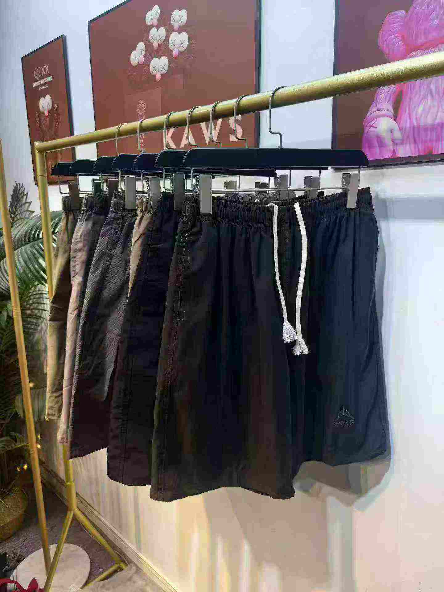 360 pièces de pantalons décontractés simples cropped pour hommes - Image 8