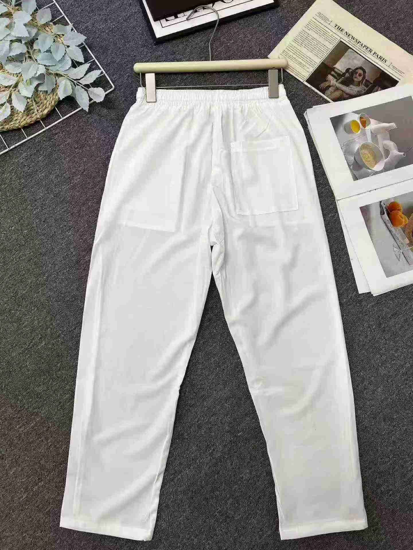 Erkek Yaz İnce Buz İpek Büzgülü Düz Kesim Günlük Pantolon, Toplam 2634 Adet, Beden S-4XL, 2 Model 3 Renk - Image 9