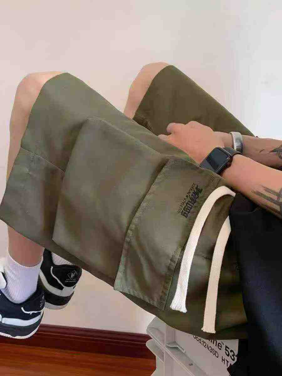 Men's Summer Casual Big Pocket Cargo Shorts Loose Plus Size Quick Dry 2067 Pieces - Image 3