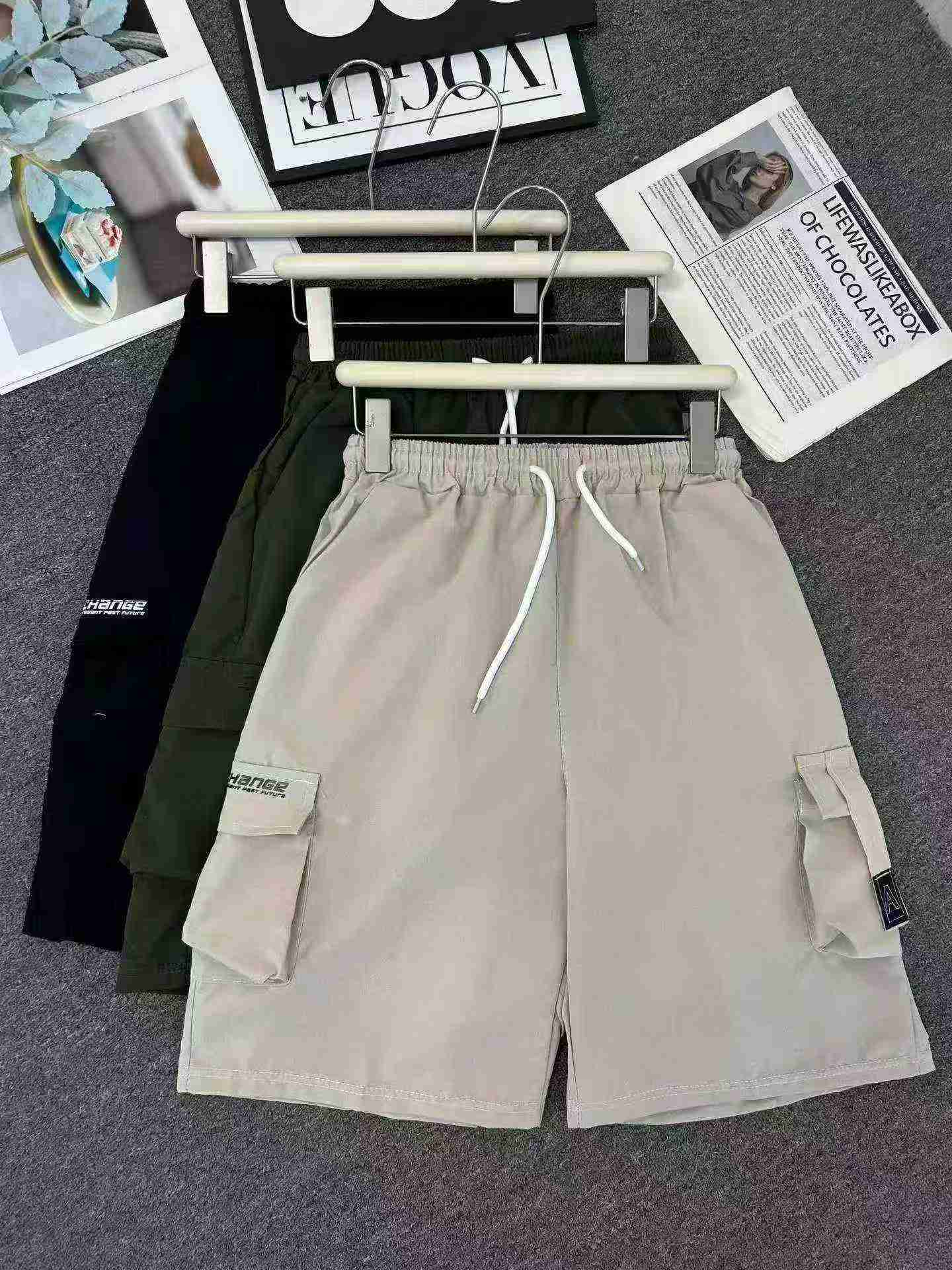 Men's Summer Casual Big Pocket Cargo Shorts Loose Plus Size Quick Dry 2067 Pieces - Image 4