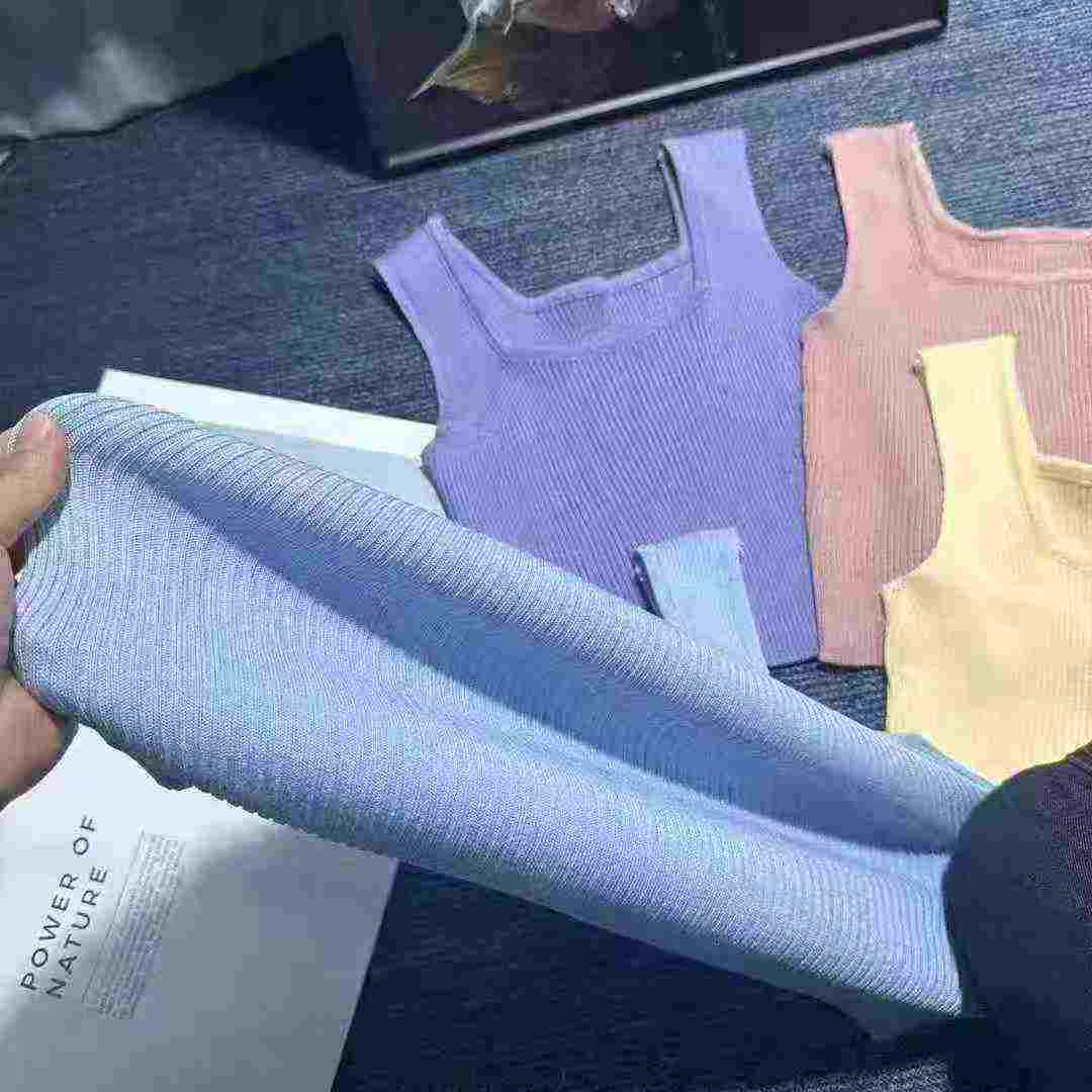 Kira-kira 850 Helai Tank Top Camisole Rajut Wanita - Image 4