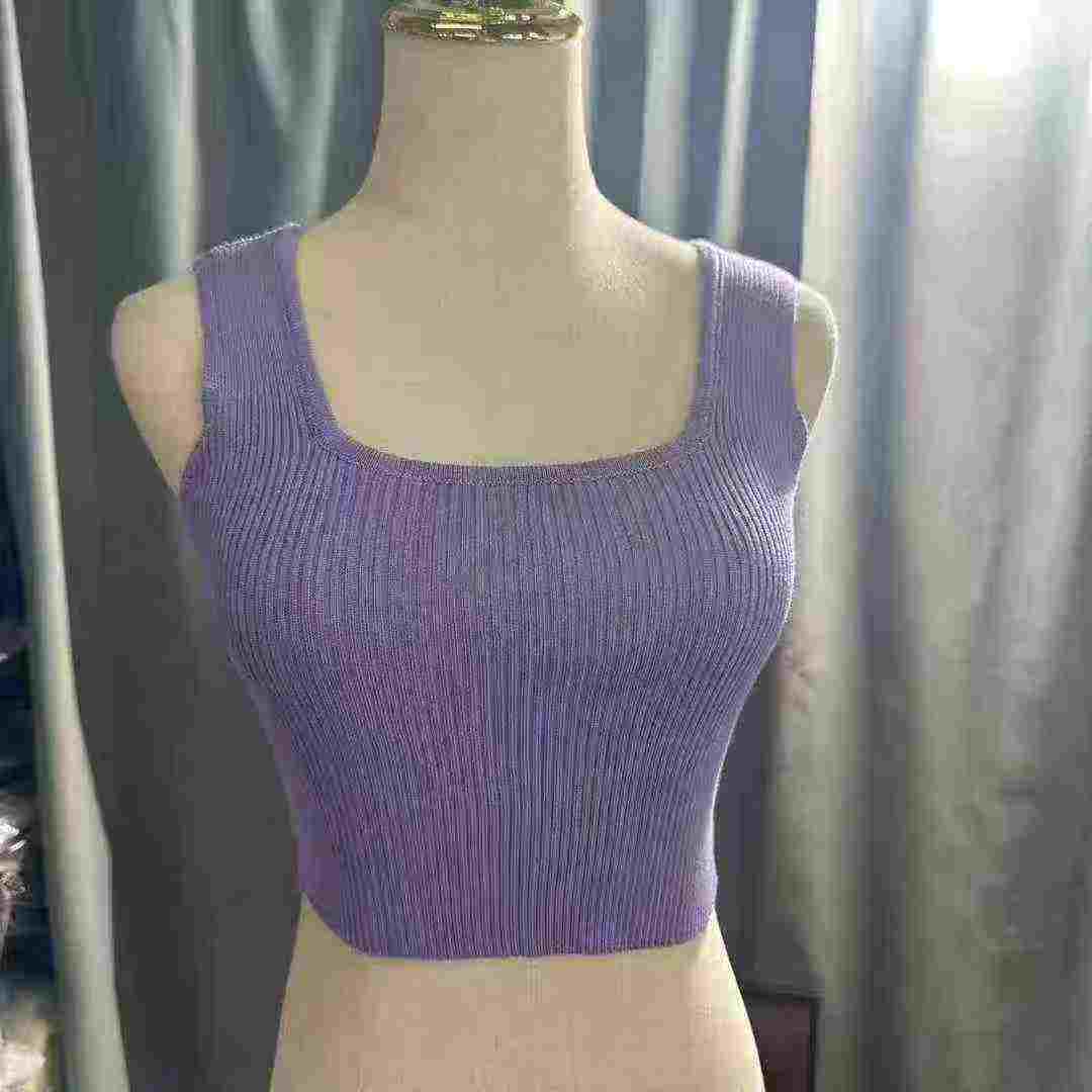 Kira-kira 850 Helai Tank Top Camisole Rajut Wanita - Image 5