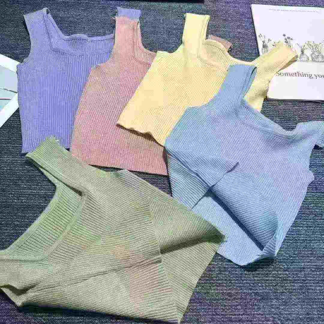 Kira-kira 850 Helai Tank Top Camisole Rajut Wanita - Image 6