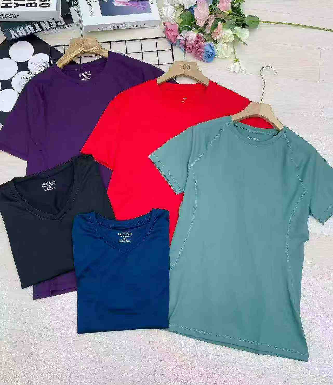 Clearance 3300 Pcs Breathable Quick Dry Sports Yoga Long & Short Sleeve Tops - Image 2