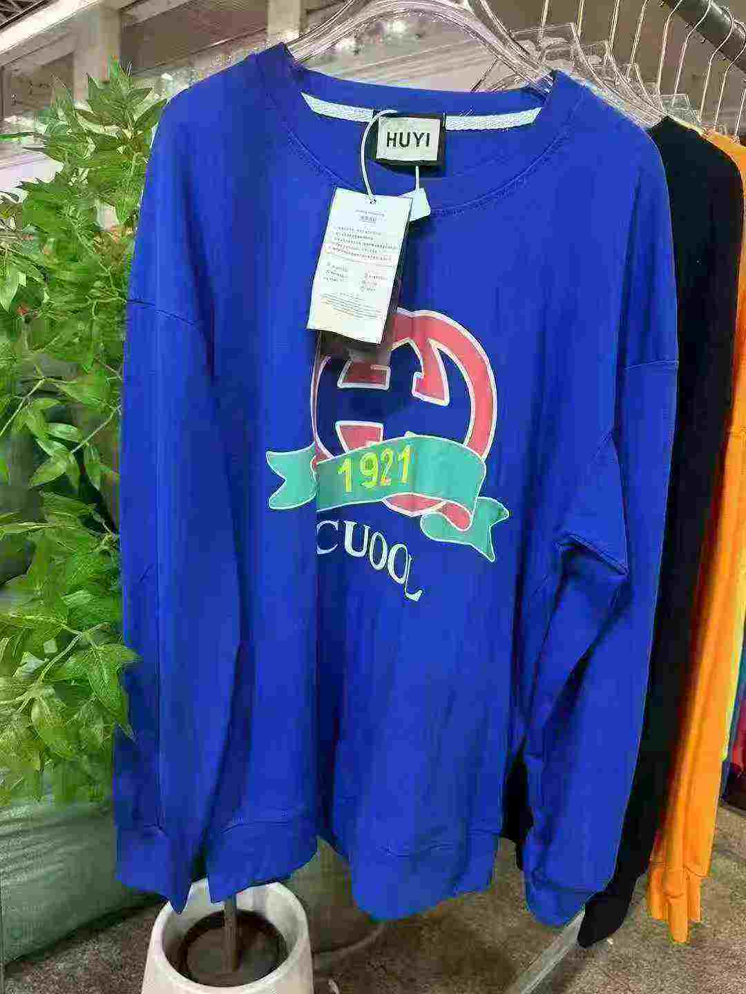 1500 Pieces Oversized Cotton Printed Crewneck Sweatshirts - Image 3