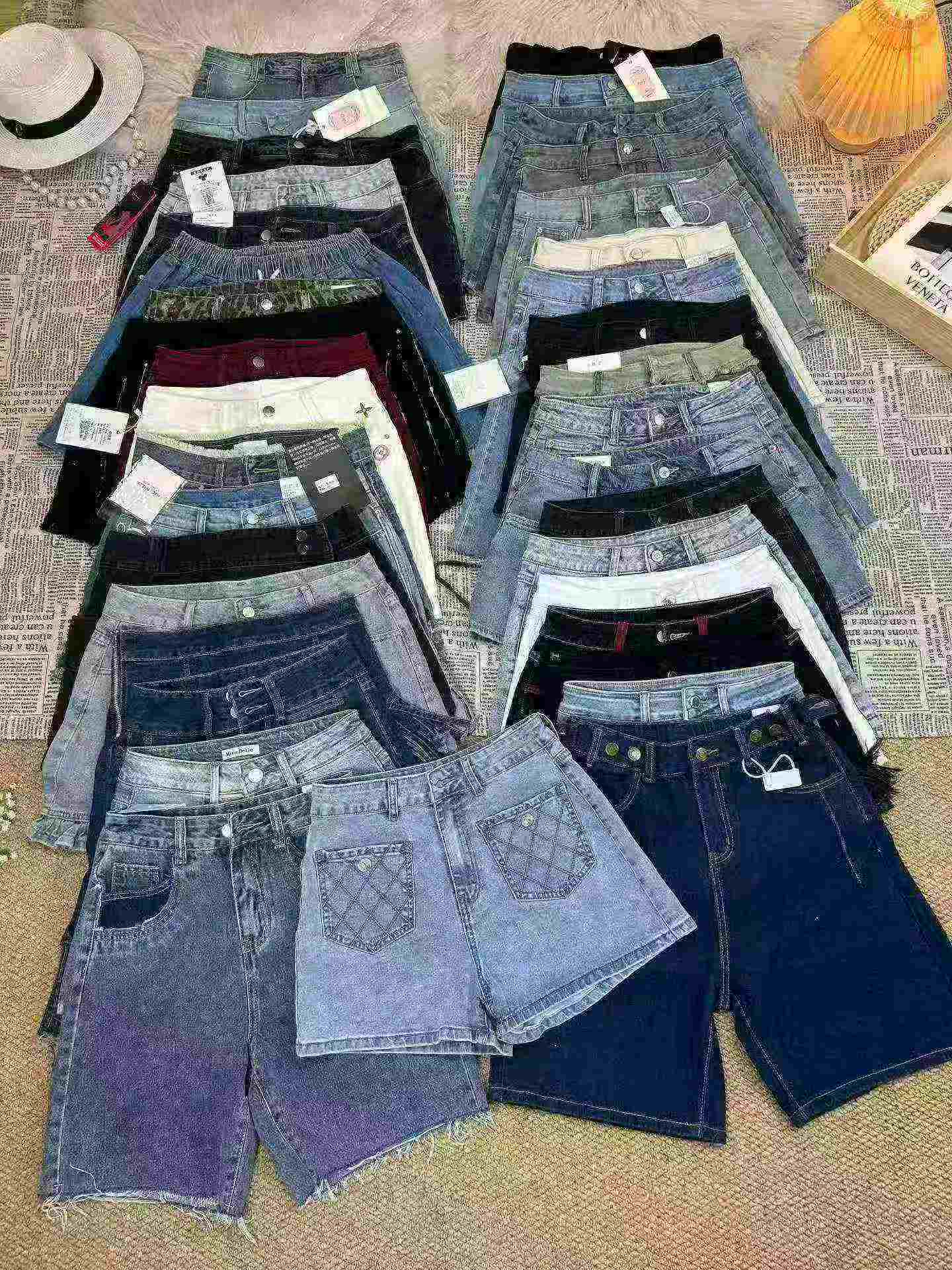 Wholesale Women's Mixed Denim Shorts & Skirts, Total 4125 Pcs - Image 6