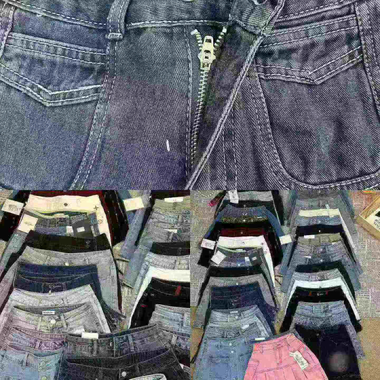 Wholesale Women's Mixed Denim Shorts & Skirts, Total 4125 Pcs - Image 9