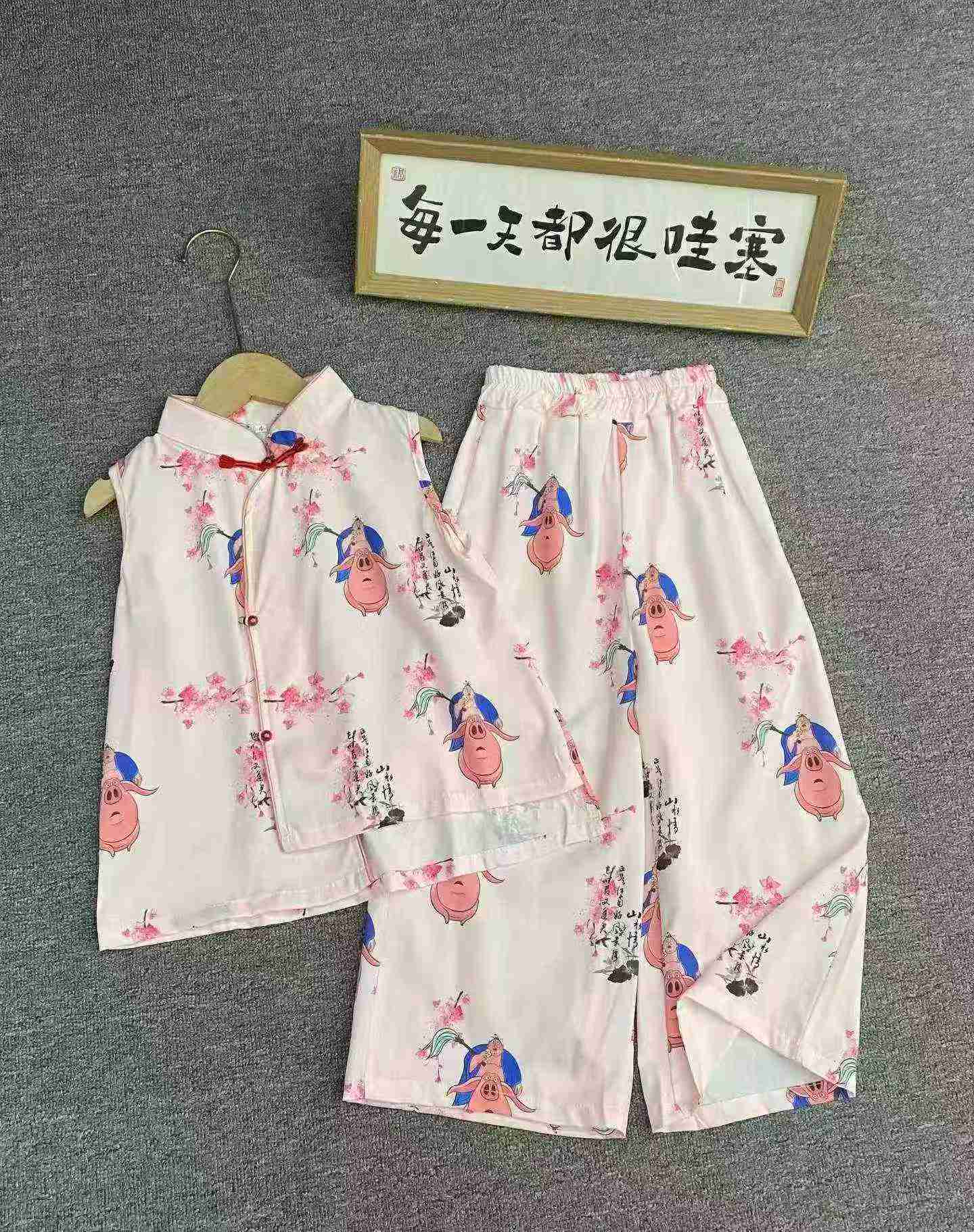 434 Conjuntos de Ropa de Nuevo Estilo Chino para Niños Mayores - Image 3