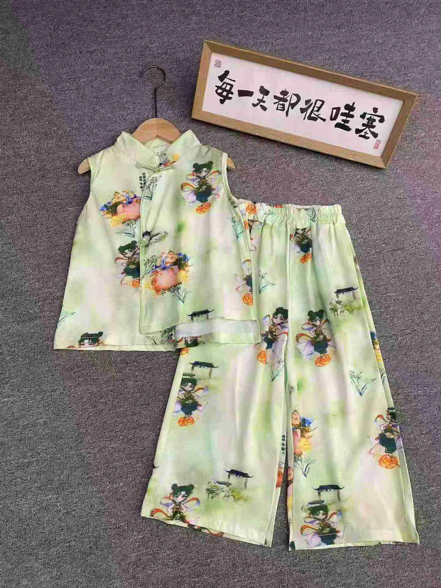 434 Conjuntos de Ropa de Nuevo Estilo Chino para Niños Mayores - Image 4