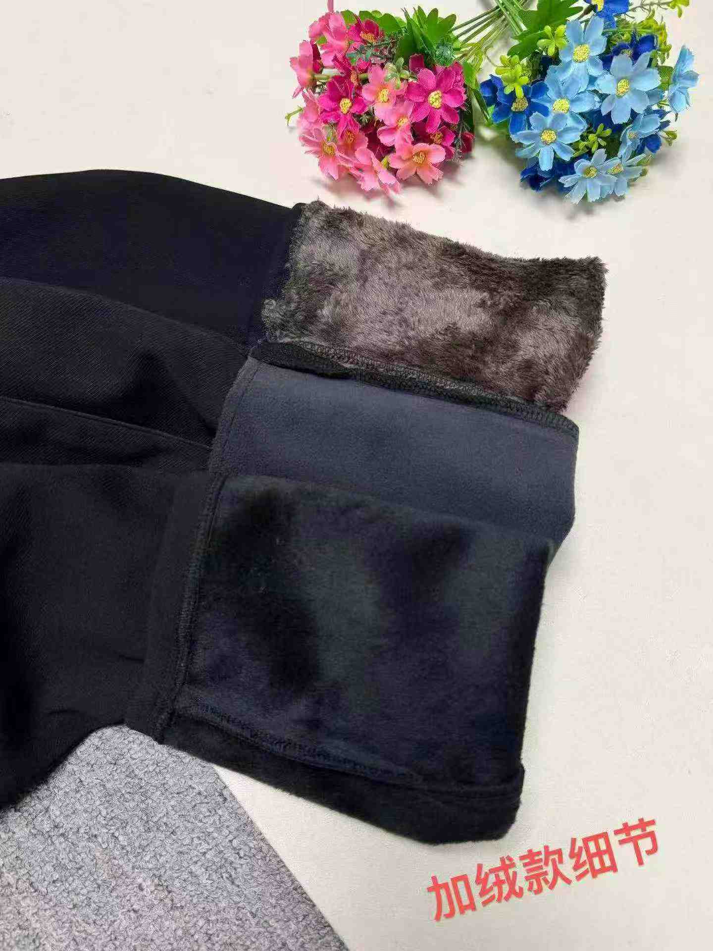 560 Keping Seluar Pensel Kasual Berlapik Fleece Wanita Saiz S-XXL - Image 5