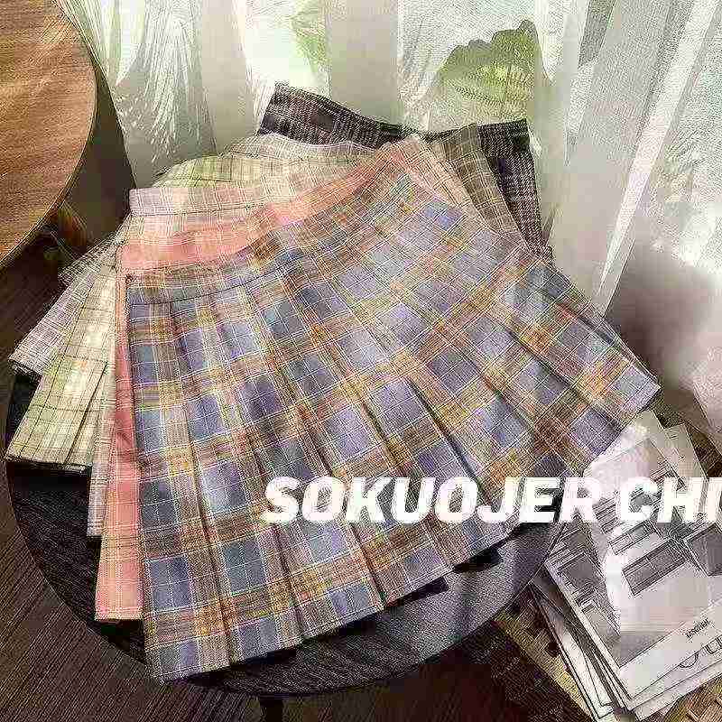 1630 PCS Women's Summer High Waist A-line Pleated Mini Skirts S-XL - Image 3
