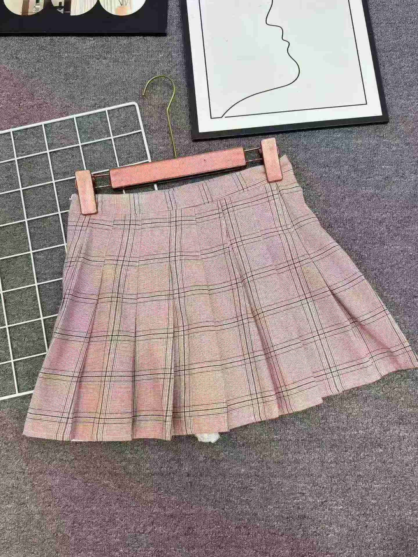 1630 PCS Women's Summer High Waist A-line Pleated Mini Skirts S-XL - Image 5