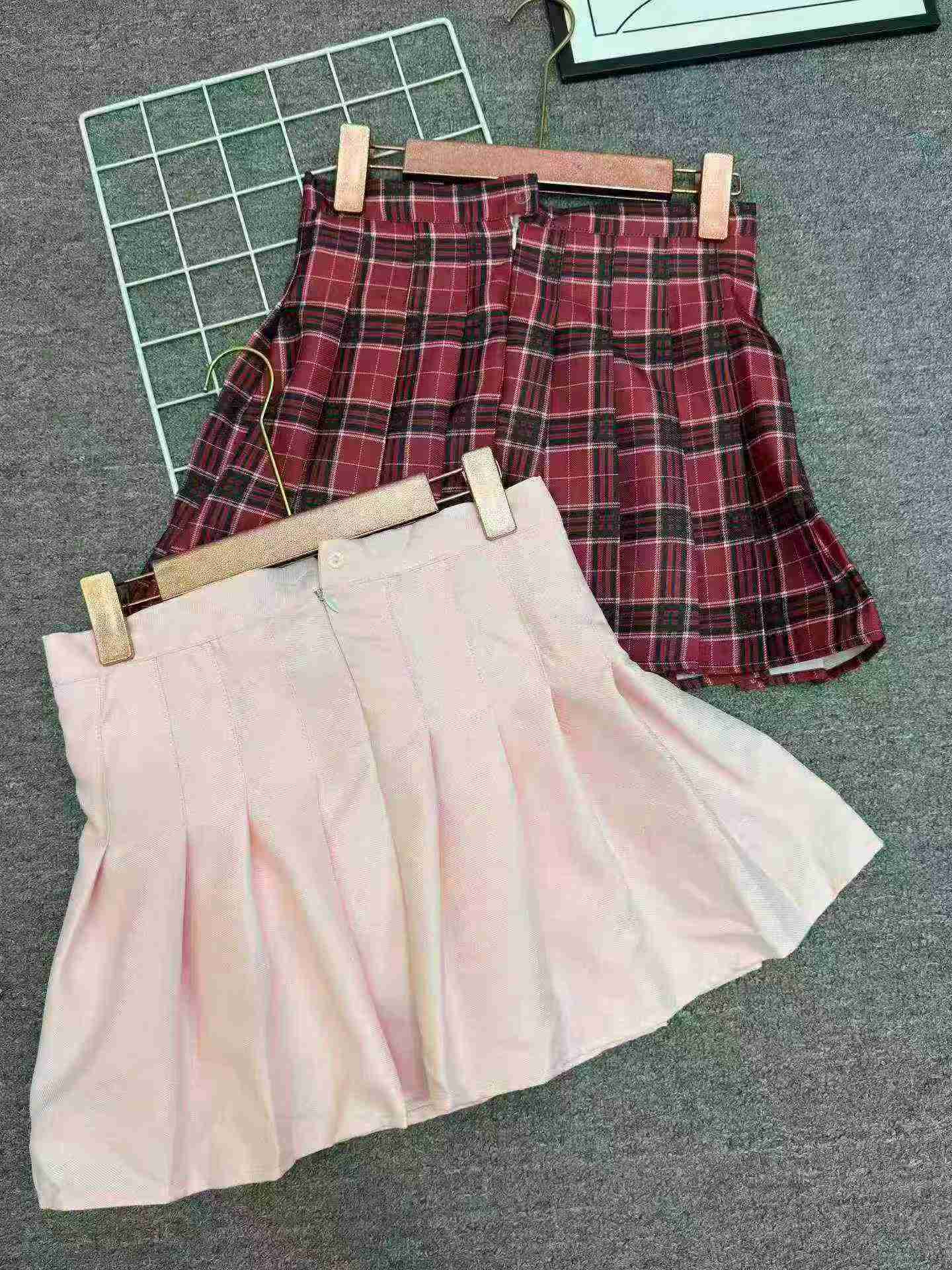 1630 PCS Women's Summer High Waist A-line Pleated Mini Skirts S-XL - Image 6