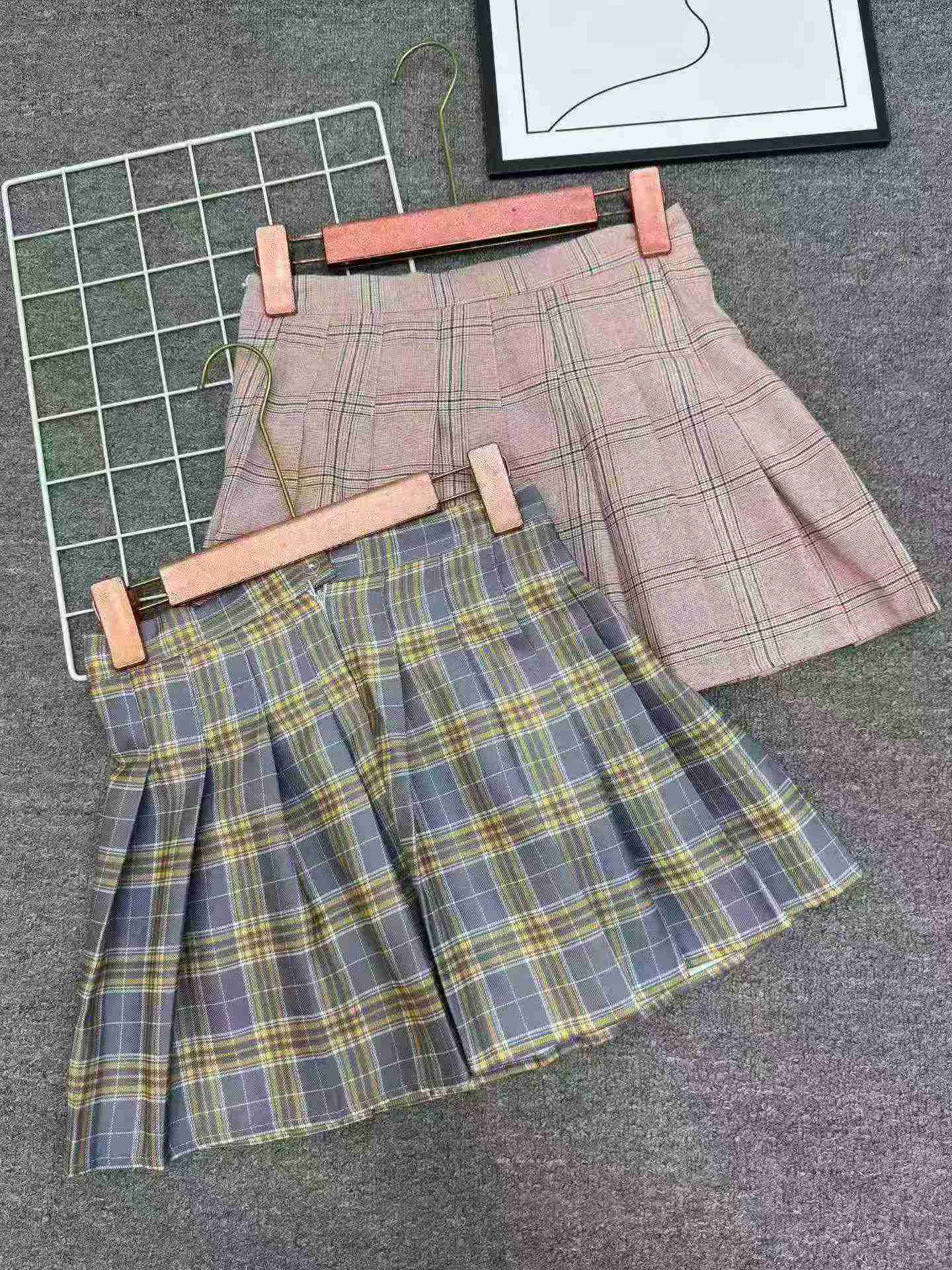 1630 PCS Women's Summer High Waist A-line Pleated Mini Skirts S-XL - Image 7