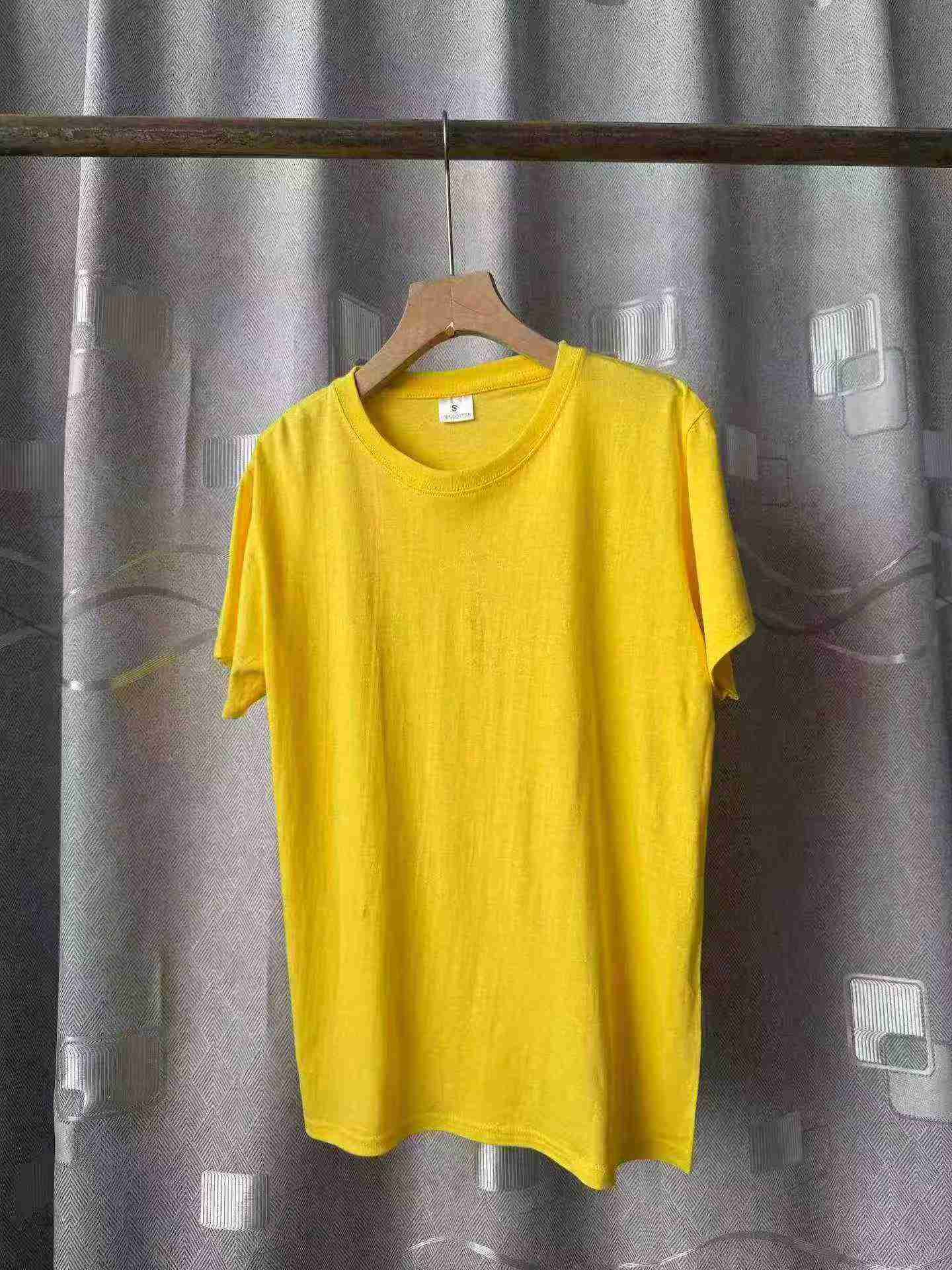 Summer Unisex Loose Plain Cotton T-Shirts, About 2800 Pieces - Image 5