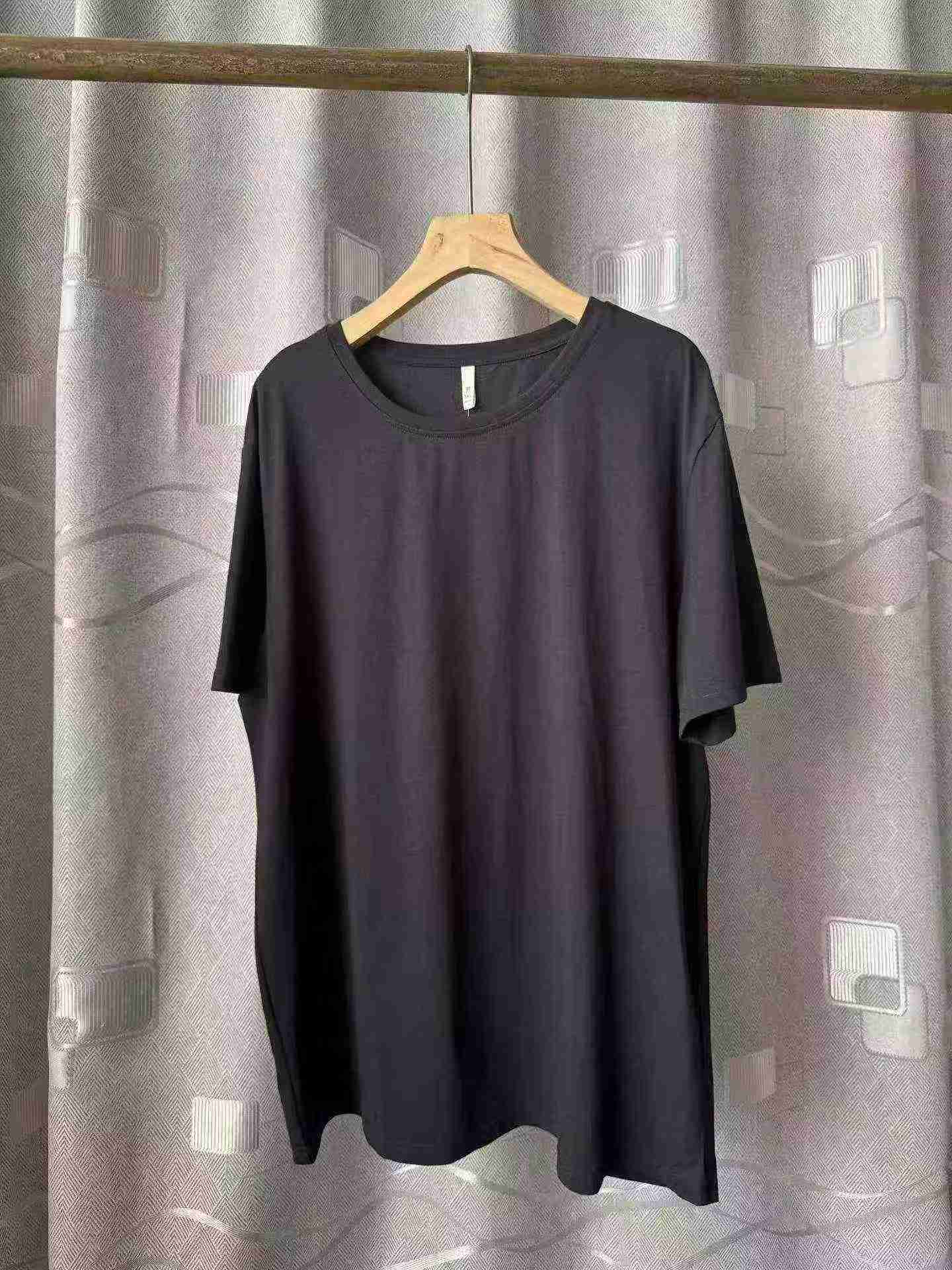 Summer Unisex Loose Plain Cotton T-Shirts, About 2800 Pieces - Image 7